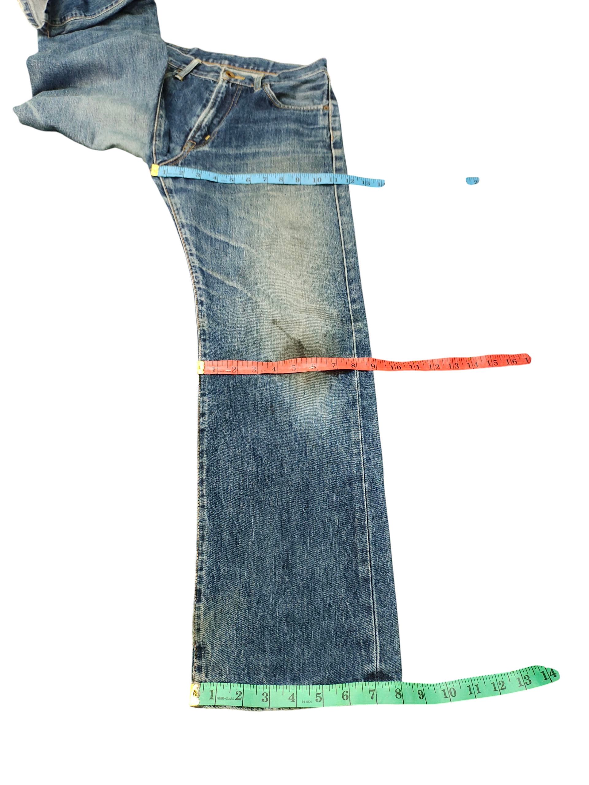 Kapital Vintage 90s Edwin 505xx Selvedge Dirty Distress Denim Jeans Size US 29 - 17 Thumbnail