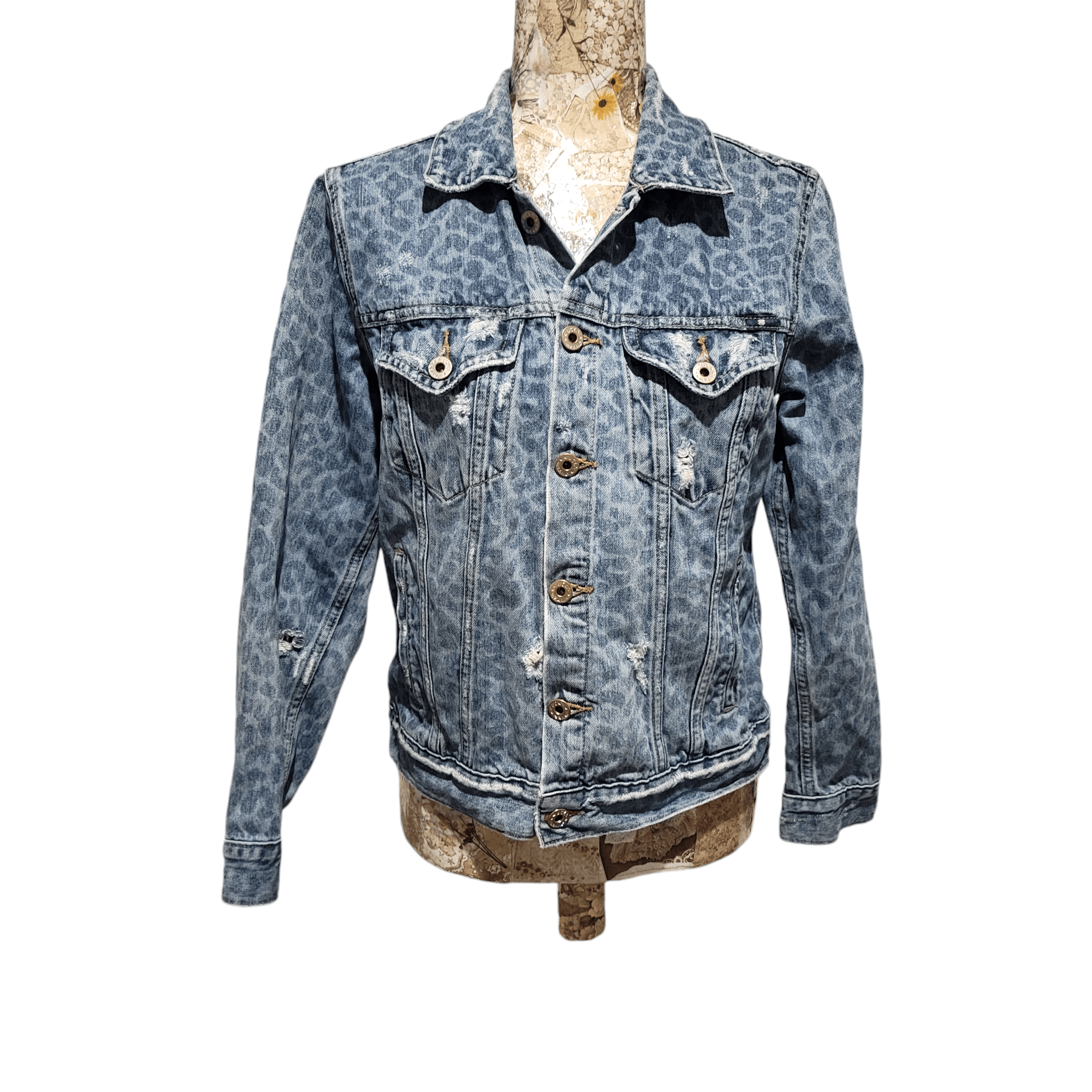 Lucky Brand Lucky Brand The Tomboy Trucker Blue Jean Jacket Size M / US 6-8 / IT 42-44 - 13 Thumbnail