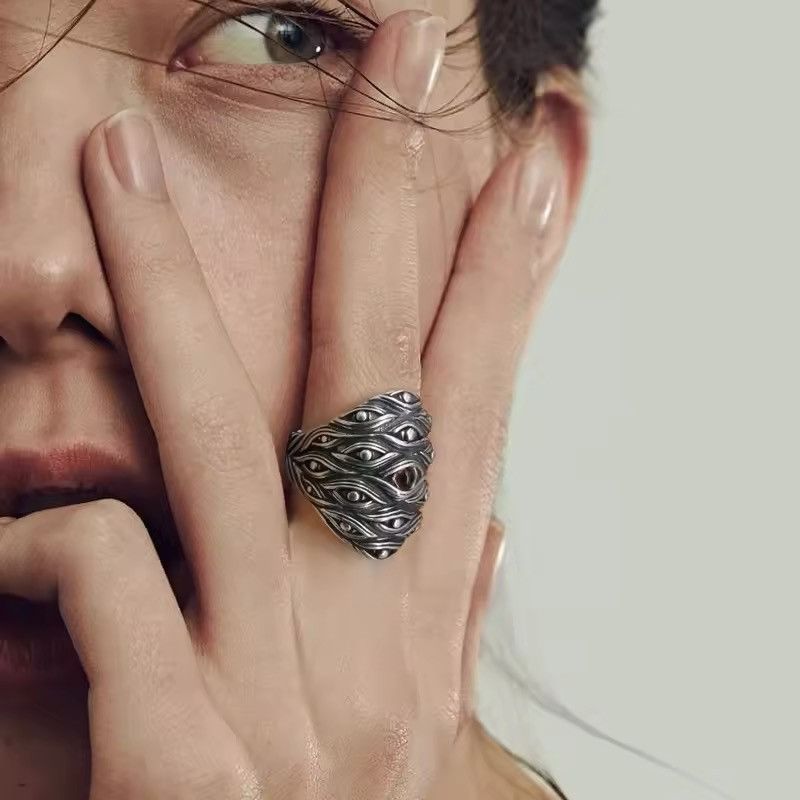 Japanese Brand × Jewelry Eye Monster Opening Adjustable Rings Size ONE SIZE - 2 Thumbnail