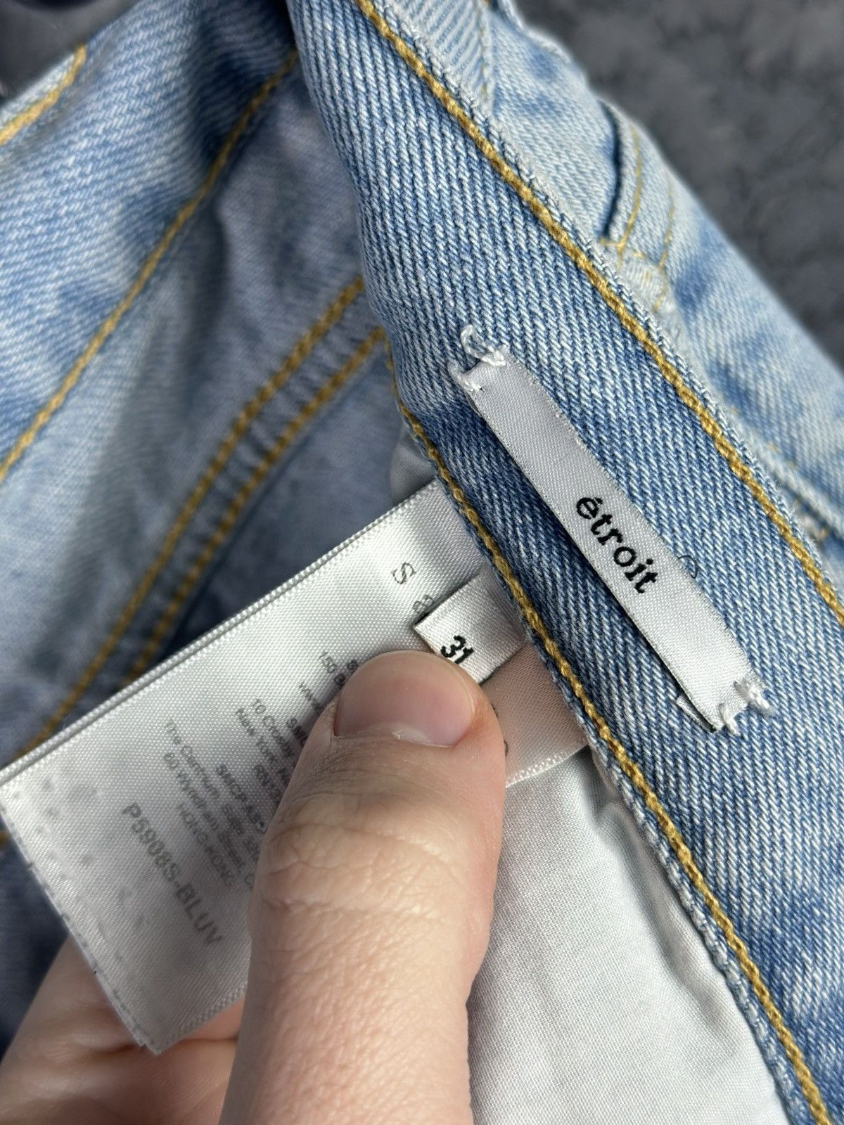 Sandro Sandro Paris Etroit Luxury Men's Denim Jeans Size 31 Size US 31 - 10 Thumbnail