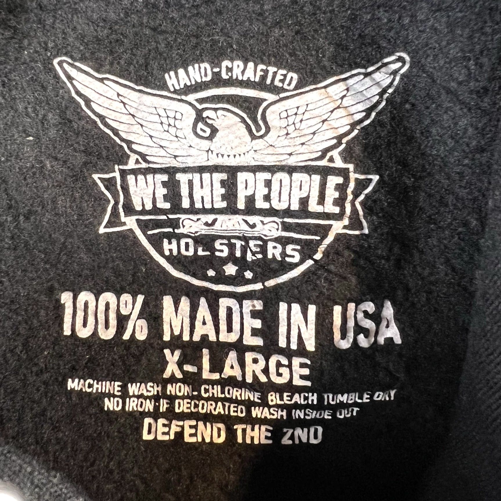 Vintage We The People Hoodie Mens XL Black Graphic Print Hooded USA 2A Size US XL / EU 56 / 4 - 3 Thumbnail