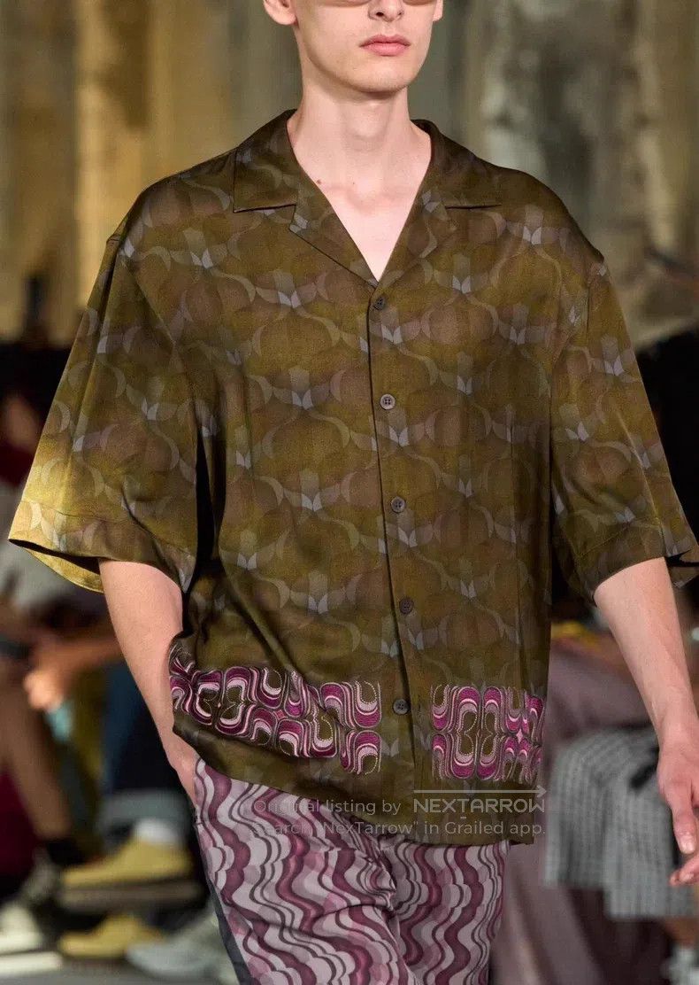 Dries Van Noten Dries Van Noten Heavy-Duty Embroidered Shirt Size US M / EU 48-50 / 2 - 5 Thumbnail