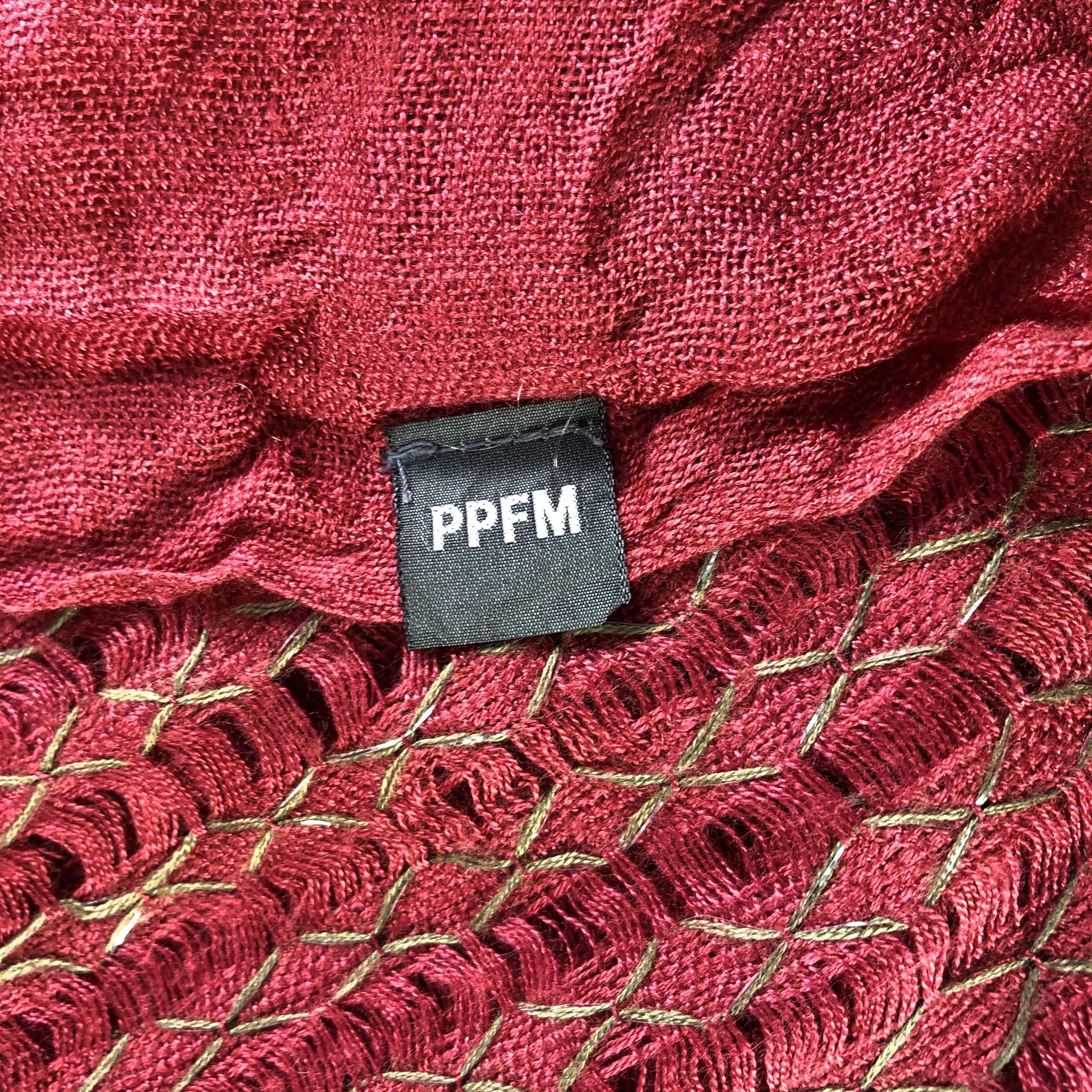 PPFM PPFM Oversize Scarf / Muffler / Neckwear SS1512 Size ONE SIZE - 5 Thumbnail