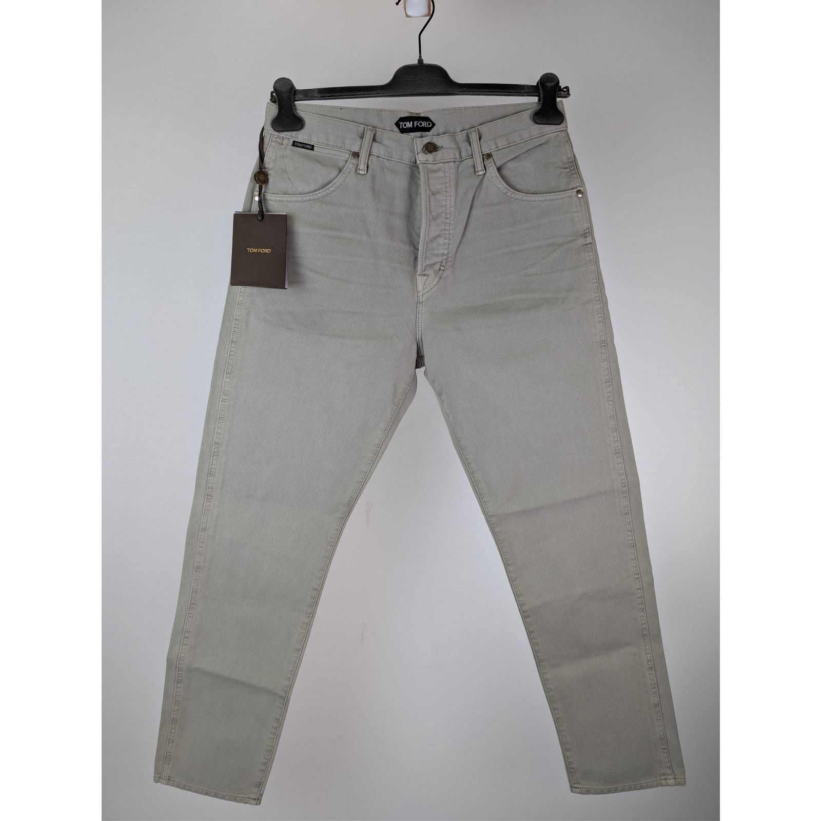 Tom Ford o1rshd1 Tapered Fit Denim Jeans in Grey 34 Size US 34 / EU 50 - 2 Thumbnail