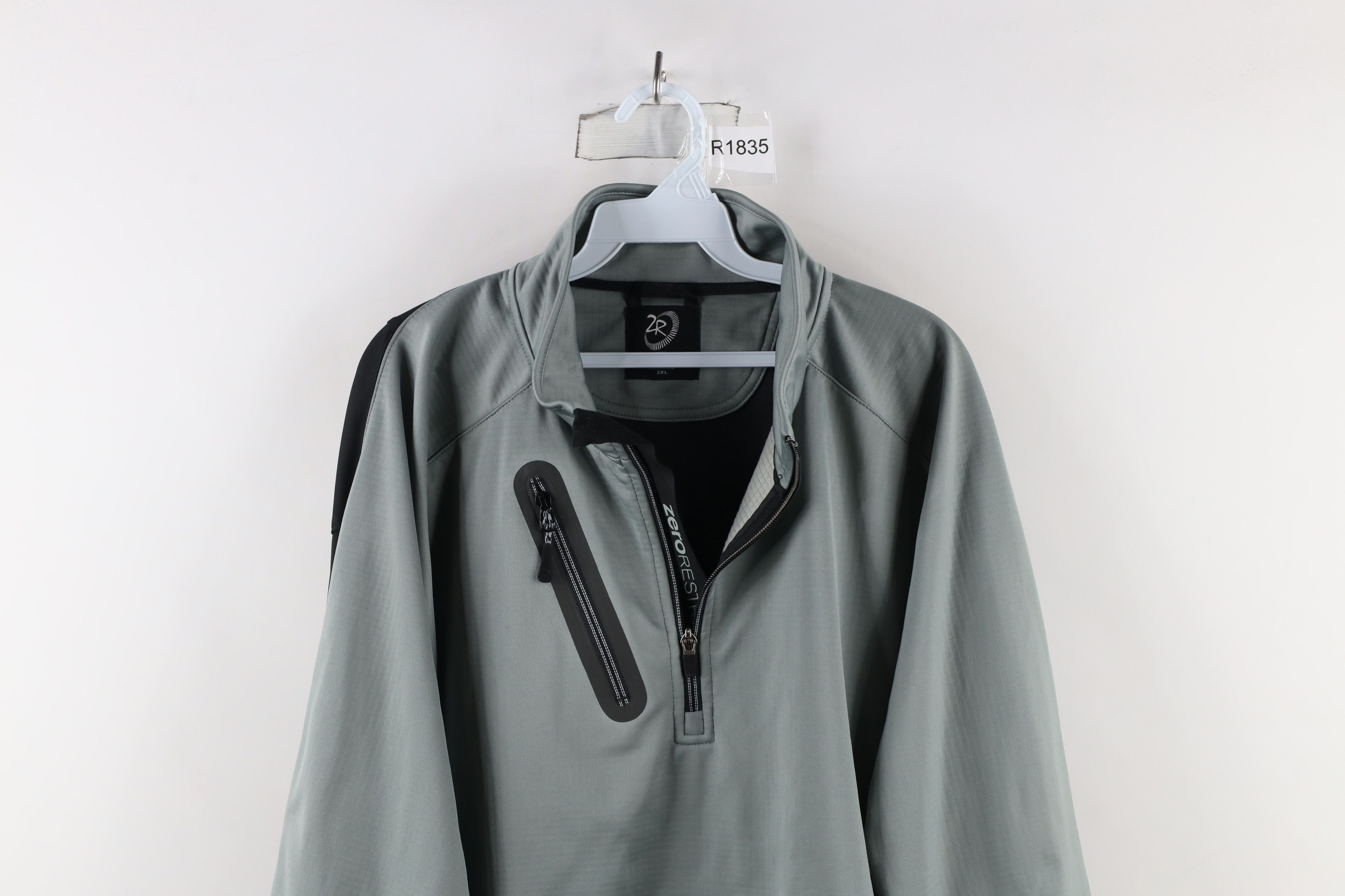 Vintage Zero Restriction Tour Series Lined Half Zip Jacket Gray Size US XXL / EU 58 / 5 - 2 Thumbnail