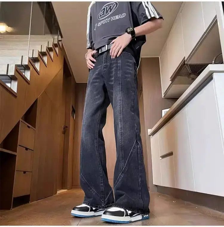 Japanese Brand Straight washed casual jeans Size US 32 / EU 48 - 6 Thumbnail