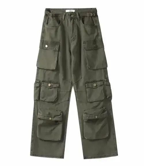 Japanese Brand Utility grunge multi pocket cargo pants Size US 30 / EU 46 - 2 Thumbnail