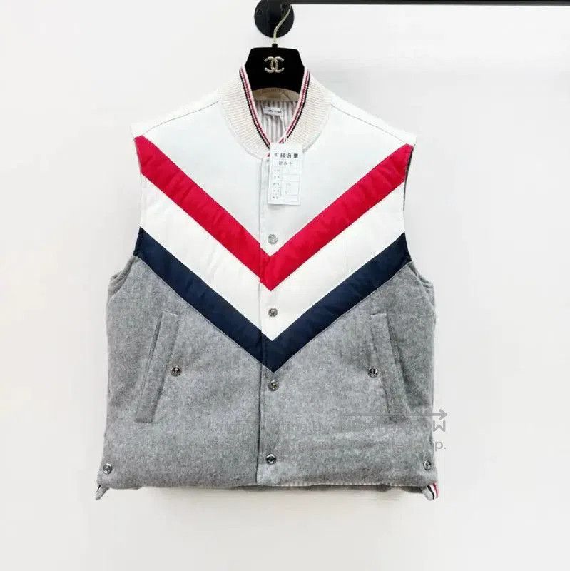 Thom Browne Thom Browne Women's Colorblock Down Vest . Size M / US 6-8 / IT 42-44 - 1 Thumbnail