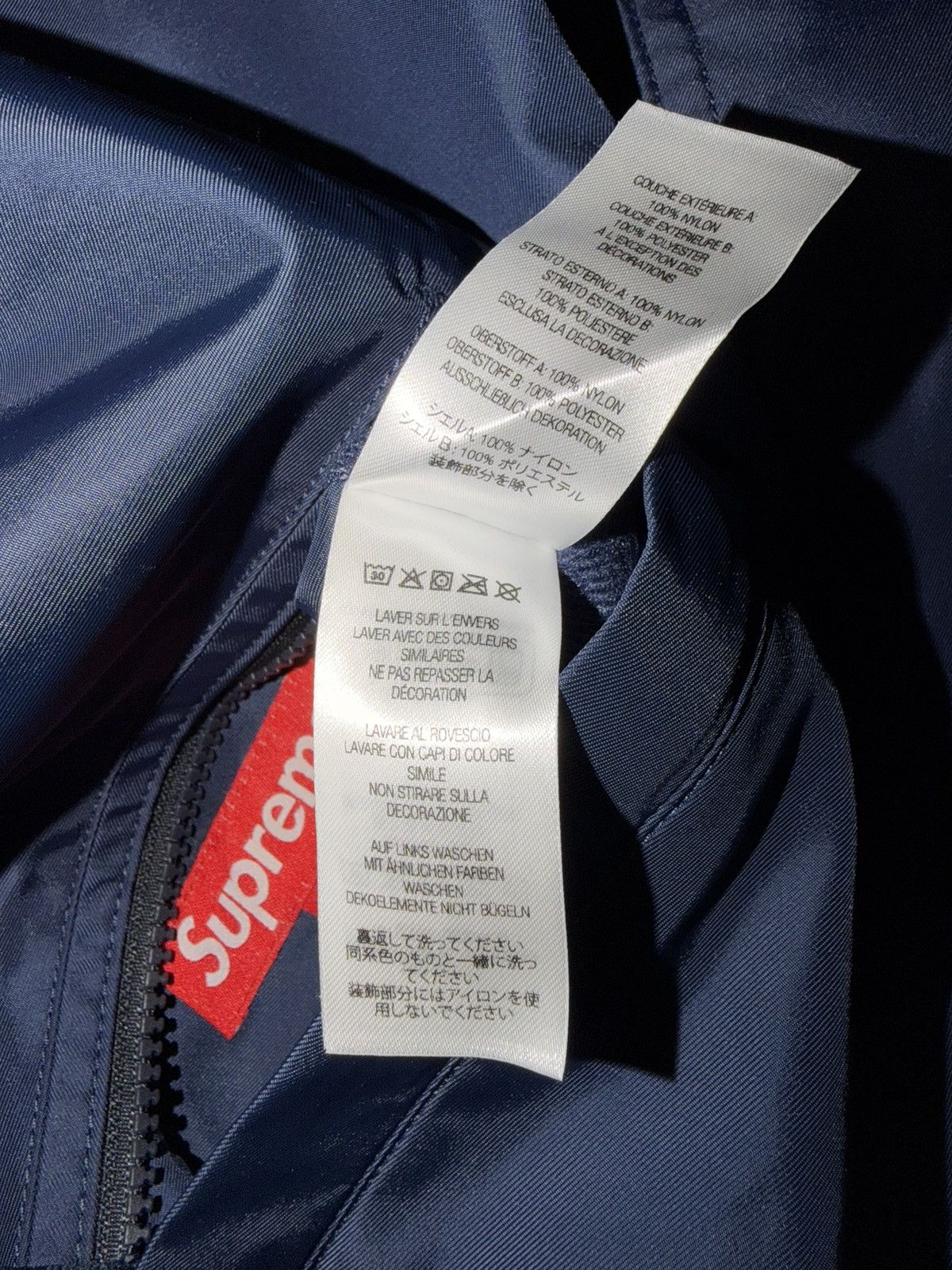 Supreme Supreme Polartec reversible track jacket navy (Medium) Size US M / EU 48-50 / 2 - 10 Thumbnail