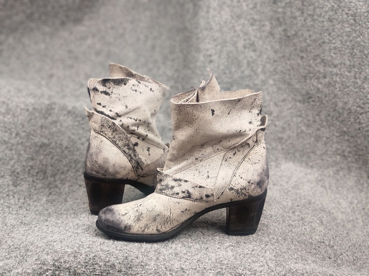 If Six Was Nine Vintage Papucei leather Ankle boots aged Ann MA+ guidi style Size US 10 / IT 40 - 10 Thumbnail