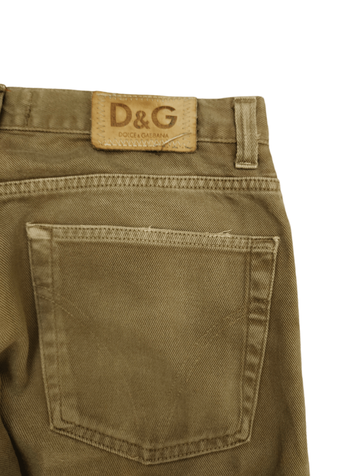 Dolce & Gabbana Dolce & Gabbana Brown Faded Distress Denim Pants Size US 32 / EU 48 - 13 Thumbnail