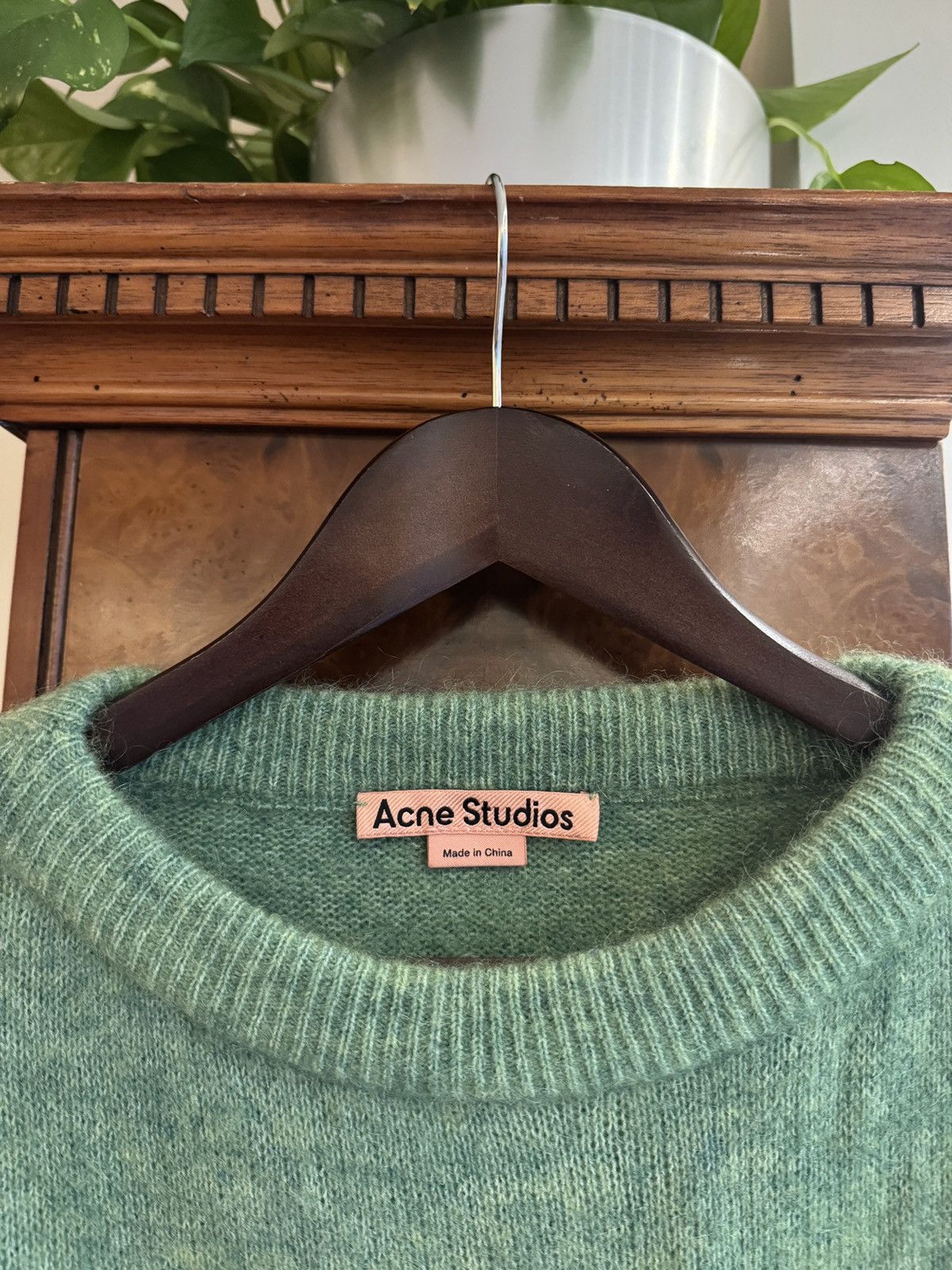 Acne Studios Acne Studios Mohair Blend Vibrant Green Sweater Size XS Size XS / US 0-2 / IT 36-38 - 4 Thumbnail