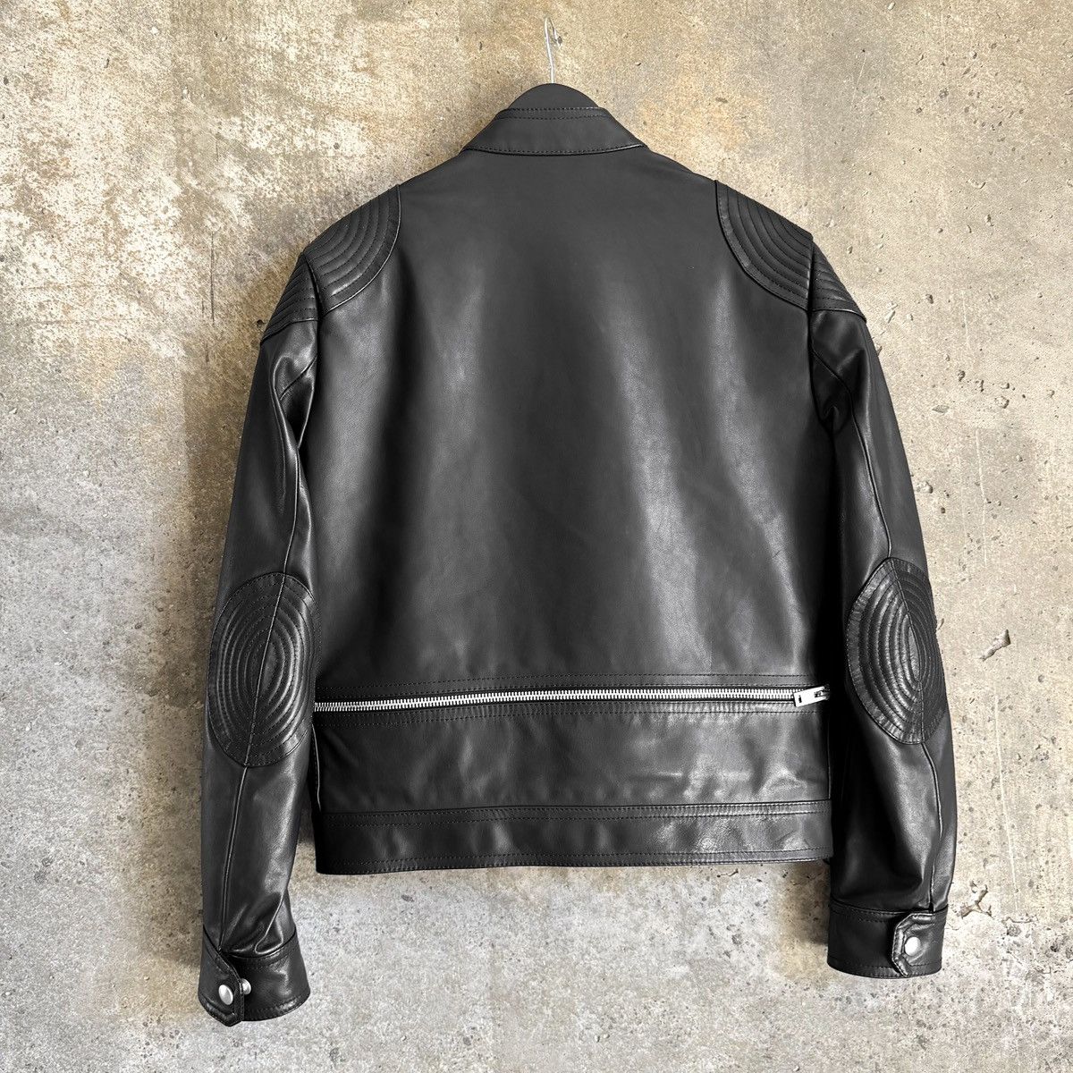 Maison Margiela Maison Margiela SS16 Matte Black Calf Leather Biker Jacket Size US L / EU 52-54 / 3 - 4 Thumbnail