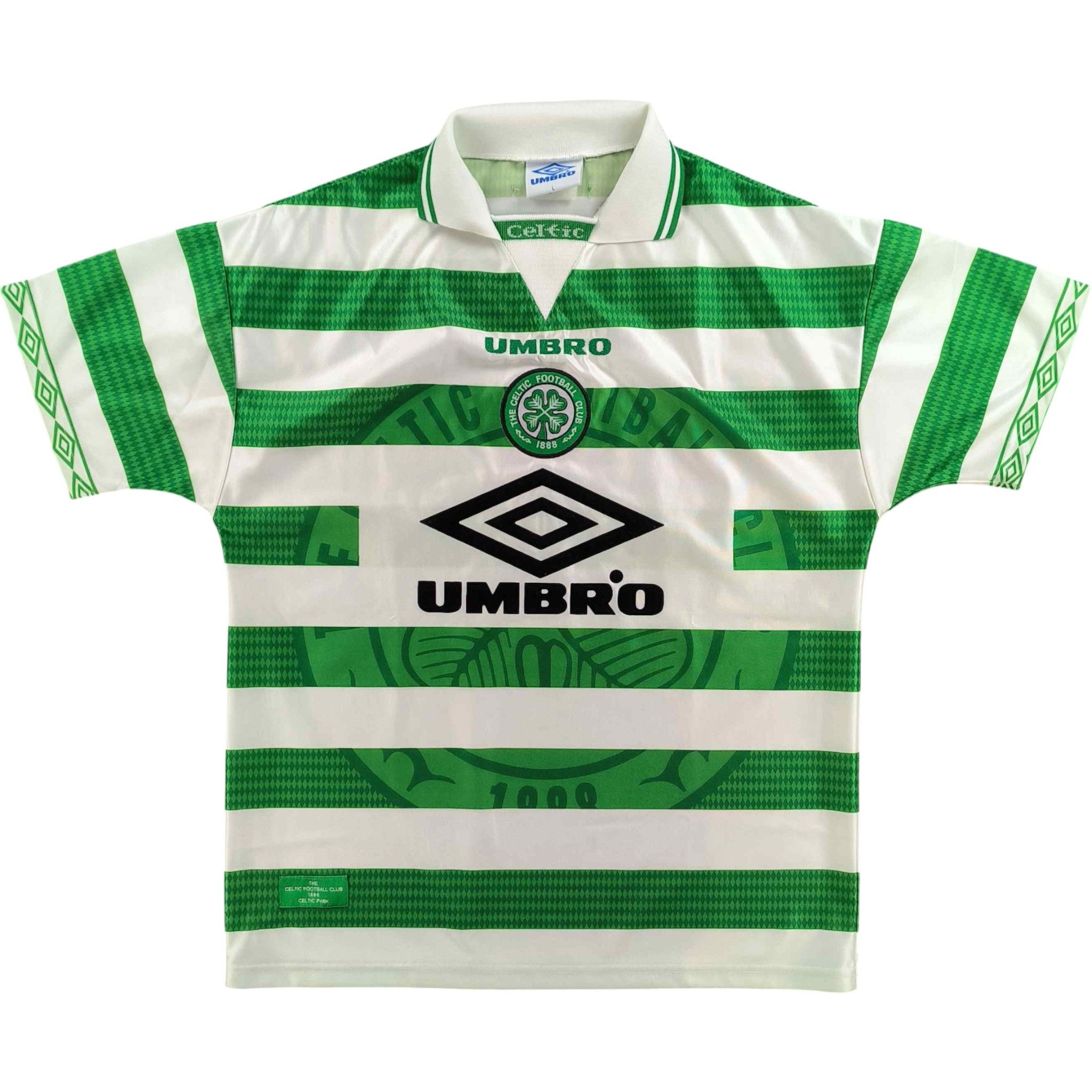 Umbro Celtic 1997-99 Umbro home football jersey shirt size L Size US L / EU 52-54 / 3 - 1 Thumbnail