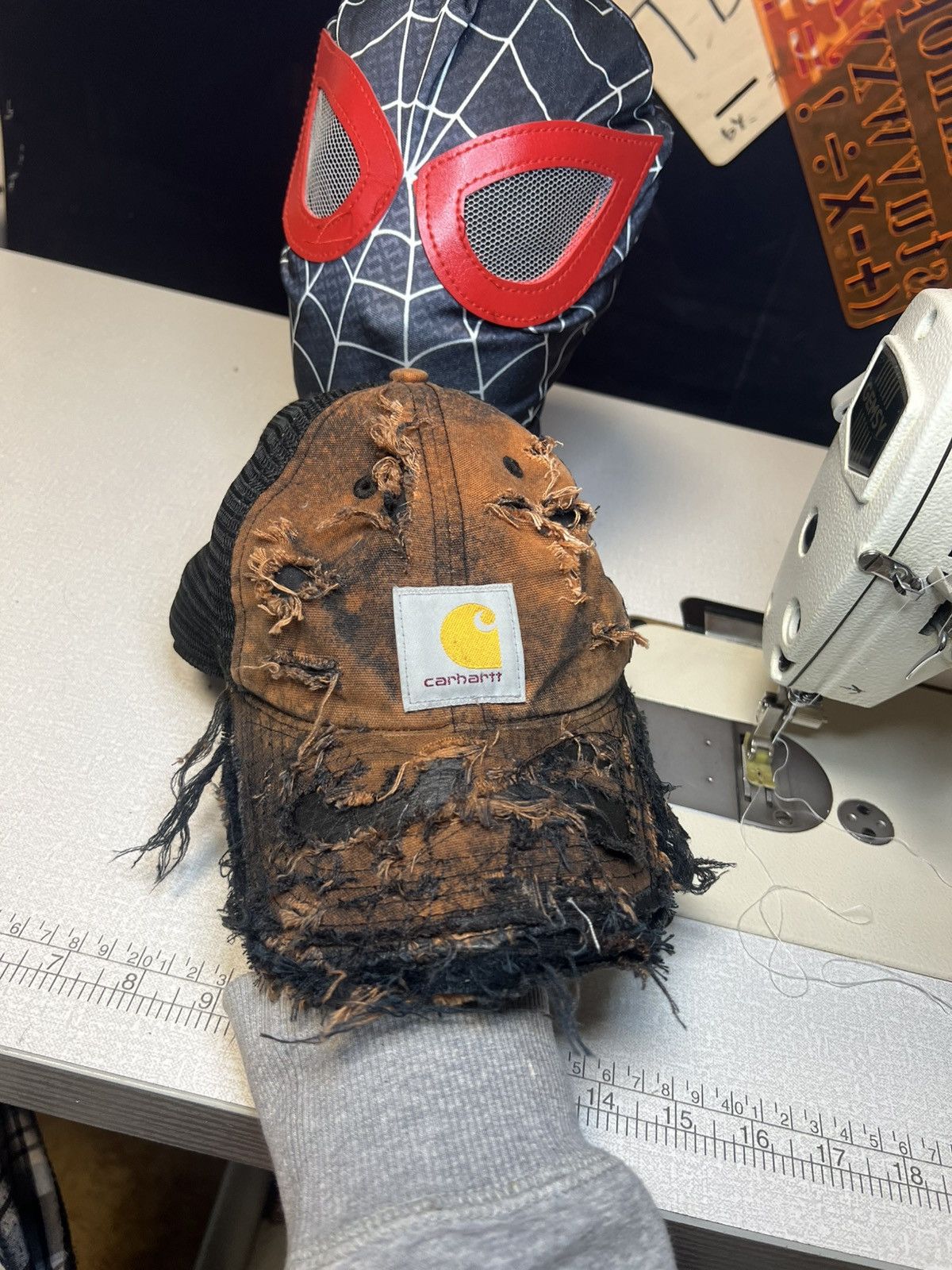 Carhartt TRASH | DISTRESSED CARHARTT CUSTOM CAP Size ONE SIZE - 8 Thumbnail