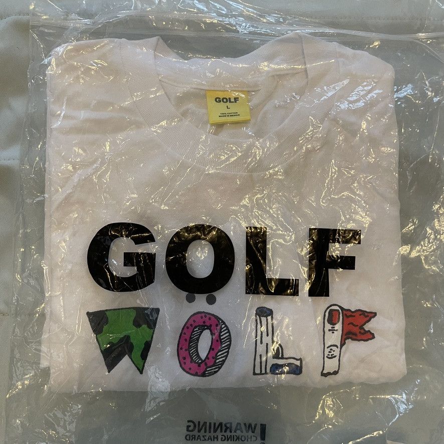 Golf Wang Tyler the Creator Golf Wang Wolf Sketchbook Tee White Large Size US L / EU 52-54 / 3 - 1 Thumbnail