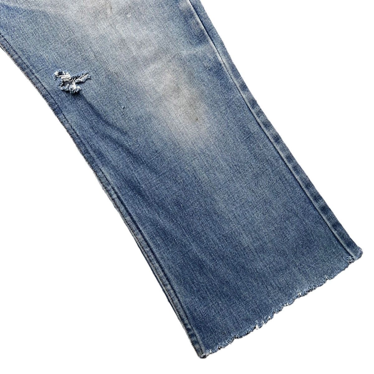 Levi's × Vintage Vtg 70s Levi’s Orange Tab 646 Bellbottom Flare Denim Jeans Size US 32 / EU 48 - 6 Thumbnail