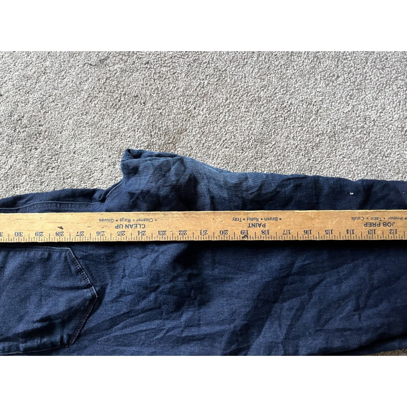 Vintage 1822 Denim Womens Size 12 Blue Skinny Ankle Crop Mid Rise Jeans with Zip Cuffs Size 34" / US 12 / IT 48 - 6 Thumbnail