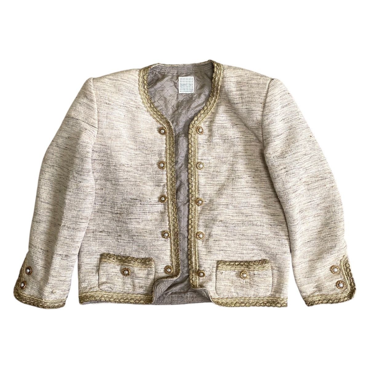 Japanese Brand × Kaneko Isao 💥 90s KANEKO ISAO TWEED JACKET Size S / US 4 / IT 40 - 1 Thumbnail