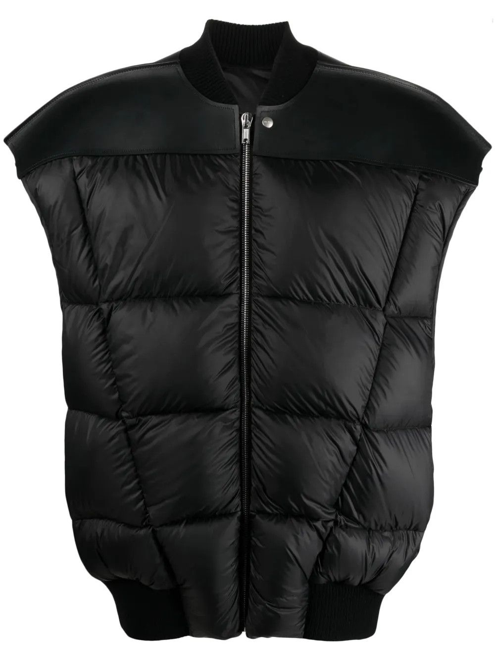 Rick Owens o1y0325 Shell Vest in Black Size US L / EU 52-54 / 3 - 1 Thumbnail
