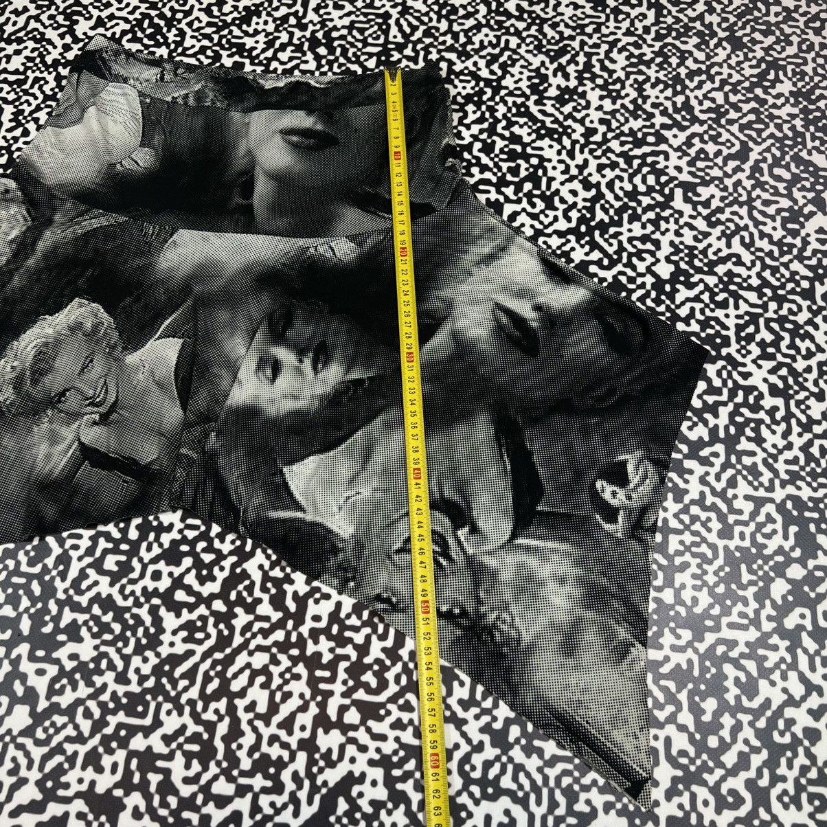 Japanese Brand Vintage Y2K Japanese Art Face Marilyn Monroe Logo Skirt Size 28" / US 6 / IT 42 - 14 Thumbnail