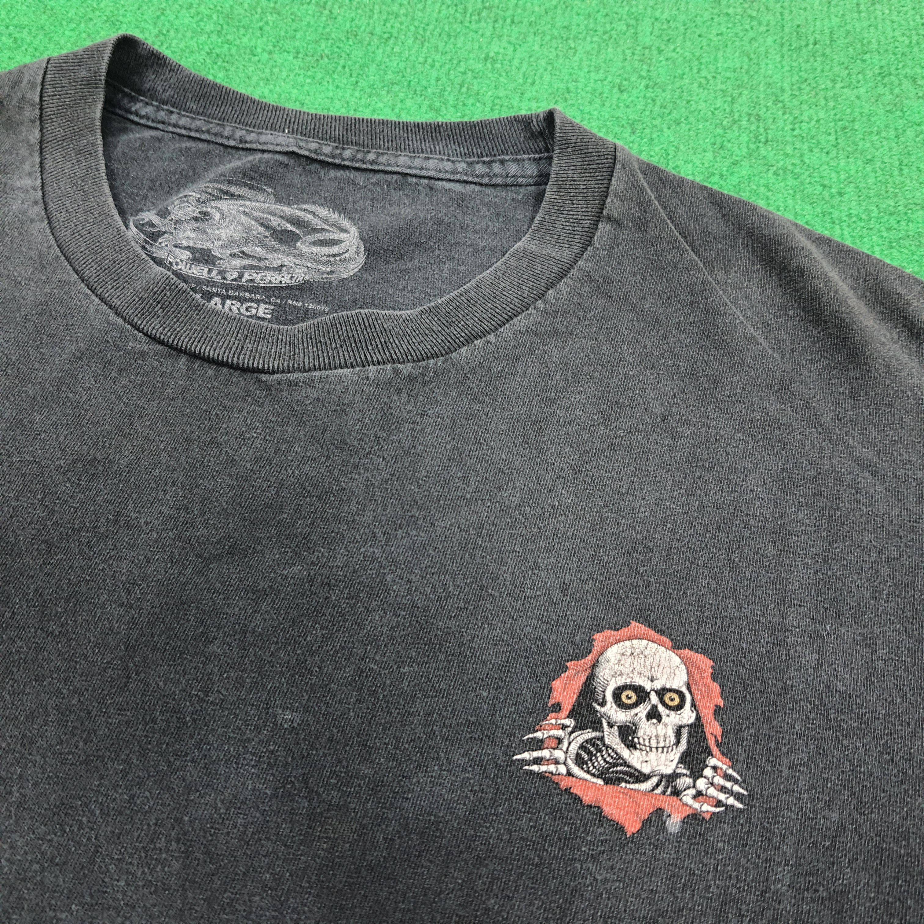 Japanese Brand × Powell Peralta × Vintage Vintage Powell Peralta Skate Shop Tshirt Size US XL / EU 56 / 4 - 4 Thumbnail