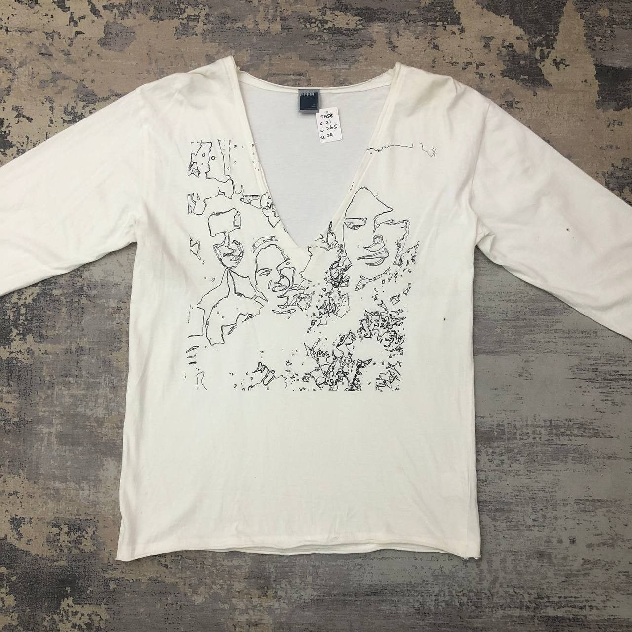 Japanese Brand T458 PPFM PUNK HARDCORE LONG SLEEVE TEE Size L / US 10 / IT 46 - 3 Thumbnail