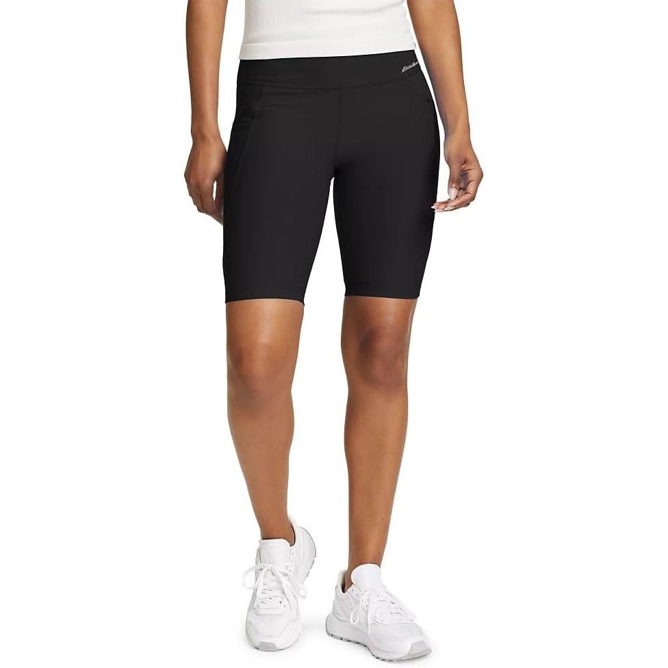 Eddie Bauer New Eddie Bauer Womens Small Black Compression Biker Shorts Size 27" / US 4 / IT 40 - 1 Thumbnail