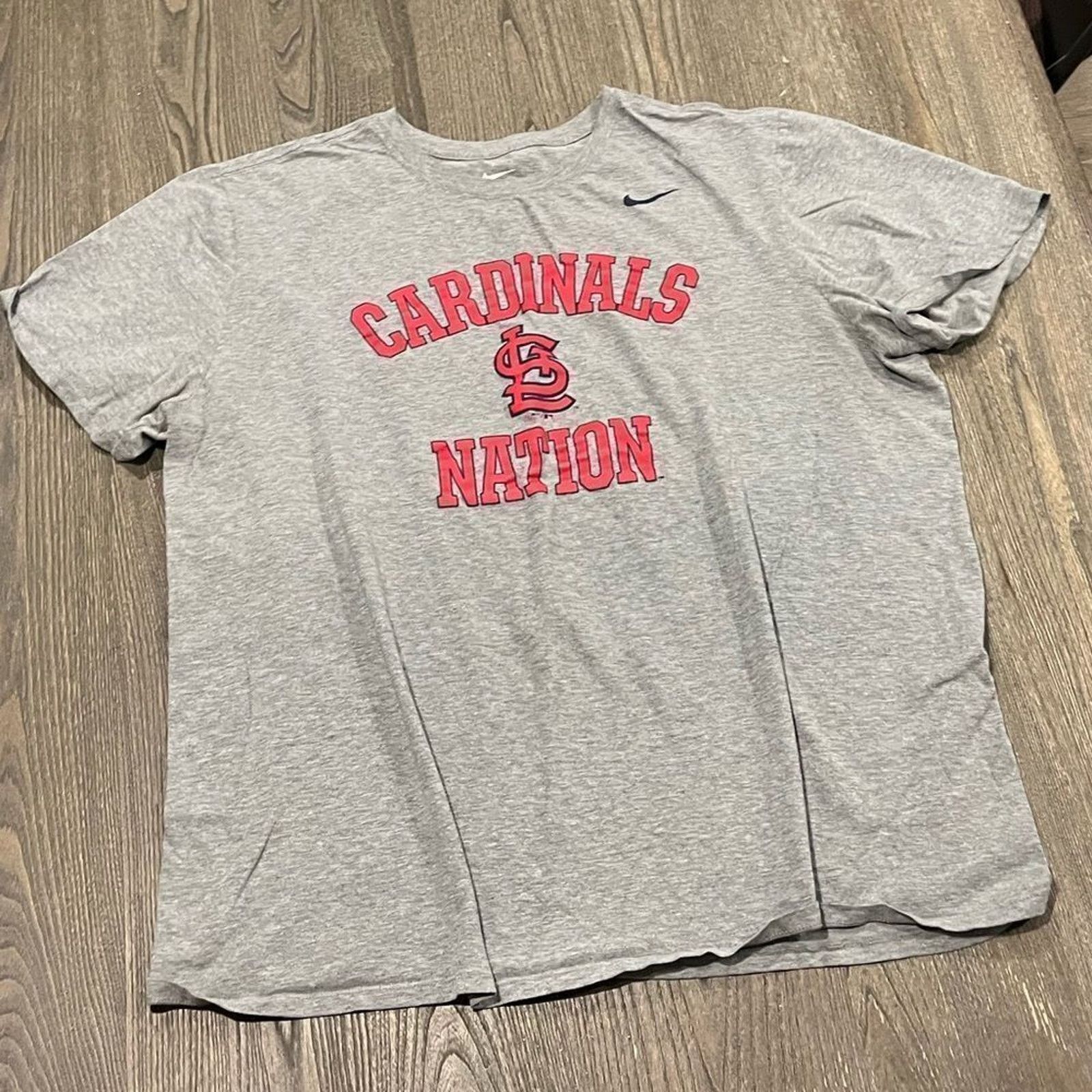Nike Nike The Nike Tee Athletic Cut St Louis Nation T-Shirt Sz 2X Size US XXL / EU 58 / 5 - 1 Thumbnail