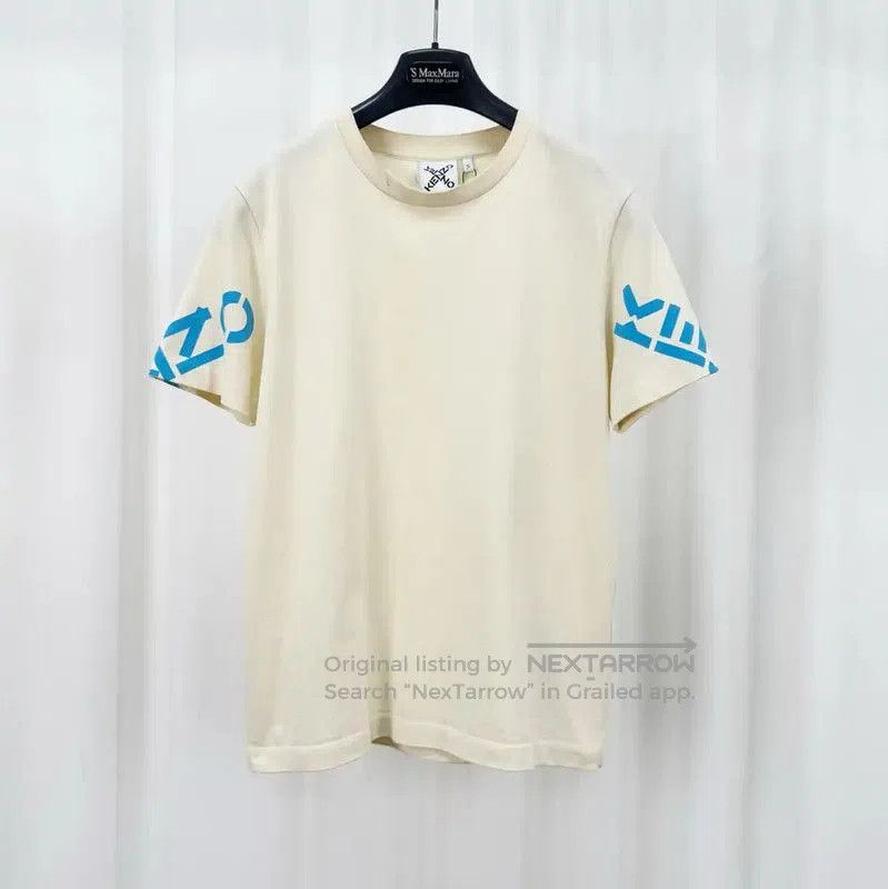 KENZO Summer Logo Print Short Sleeve T-Shirt .