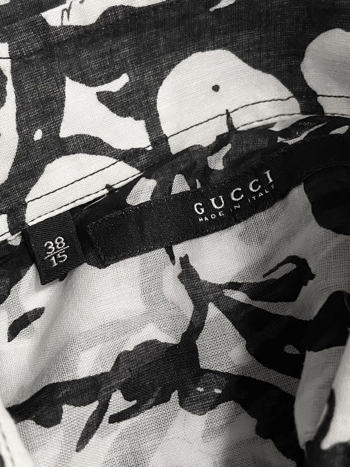 Gucci S/S 2002 Floral Print Shirt (SS02, Archive, Tom Ford) Size US M / EU 48-50 / 2 - 7 Thumbnail