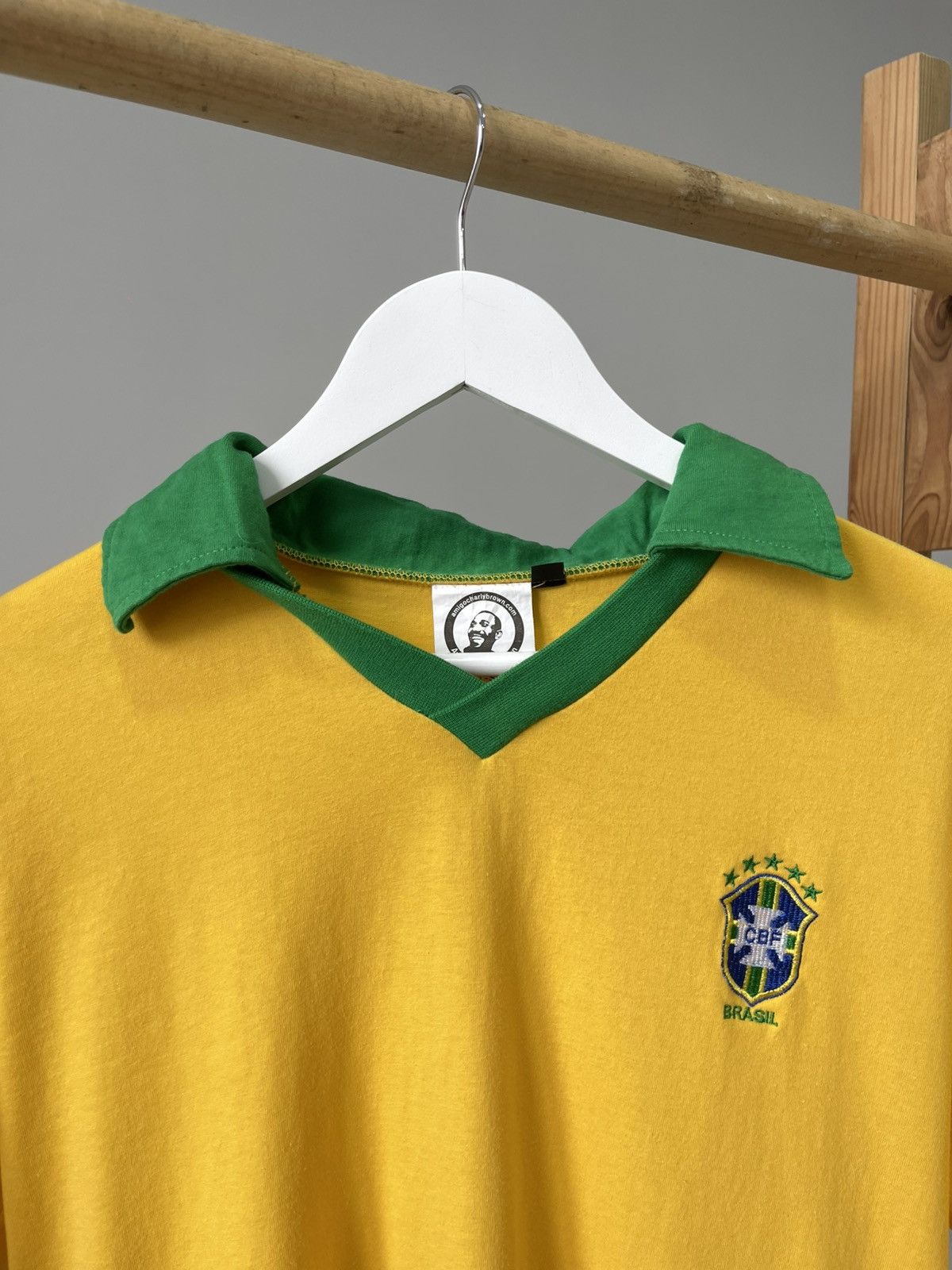 Vintage VINTAGE BRASIL RONALDO #9 FOOTBALL BLOKECORE COTTON JERSEY Size US L / EU 52-54 / 3 - 4 Thumbnail