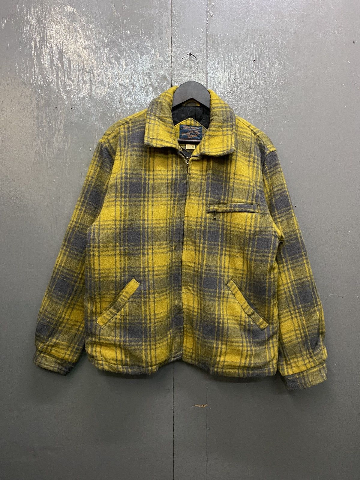 Vintage Vintage Jungle Storm Wool Plaid Tartan Jacket Size US M / EU 48-50 / 2 - 1 Thumbnail