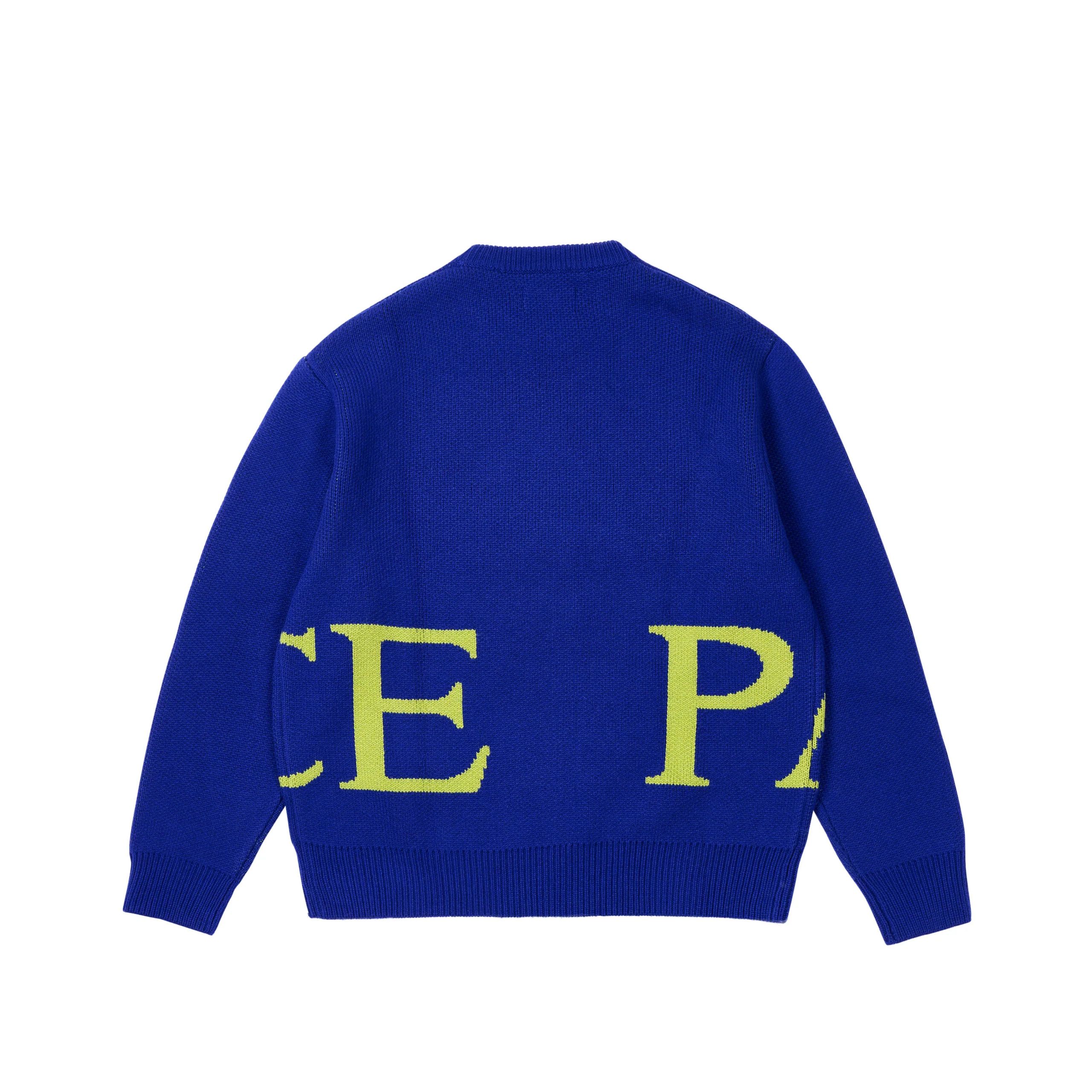 Palace palace guard knit royal blue | Grailed