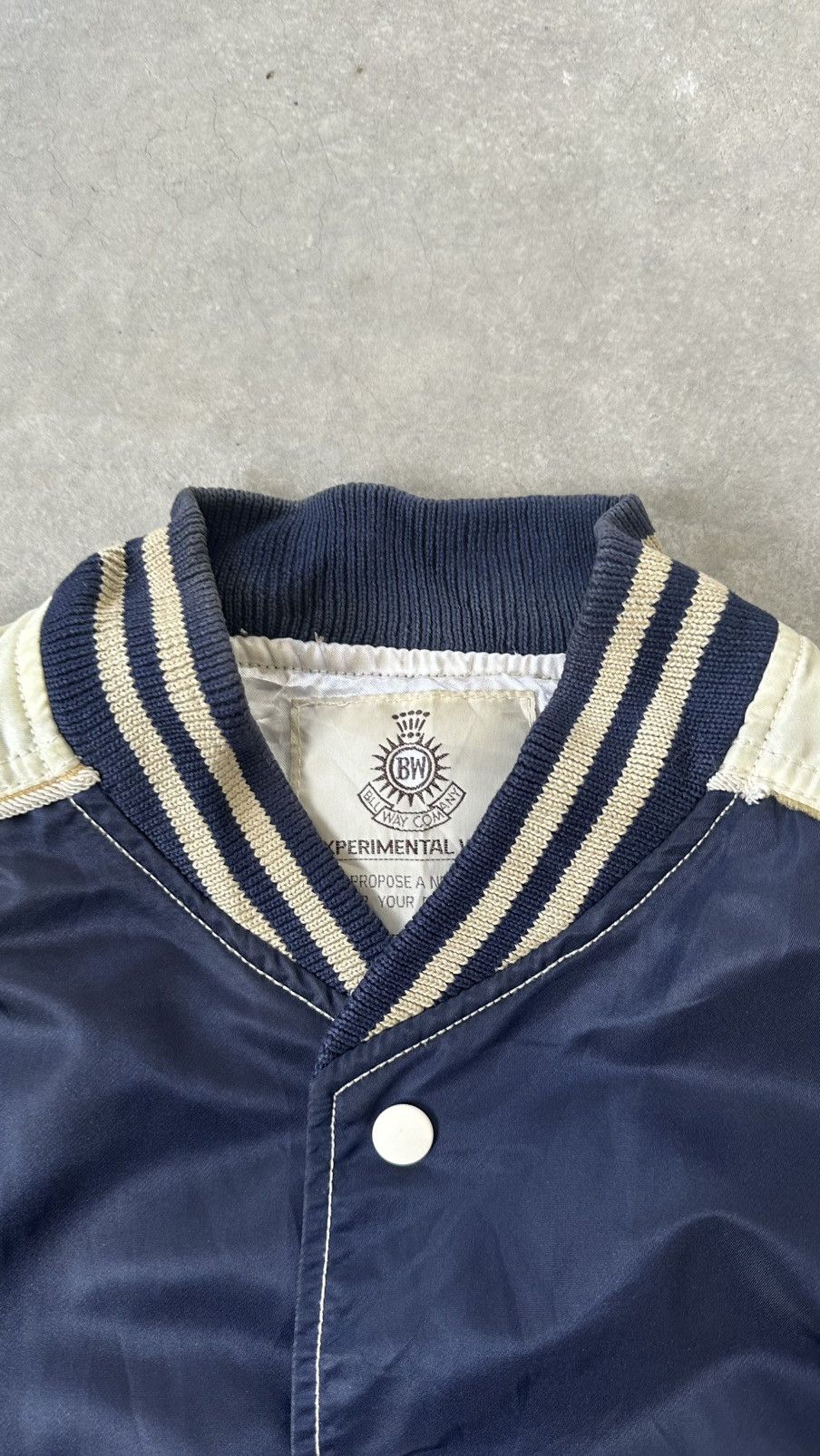 Japanese Brand EXPERIMENTAL WEAR BY BLUEWAY COMPANY BUTTON COACH JACKET Size US XL / EU 56 / 4 - 6 Thumbnail