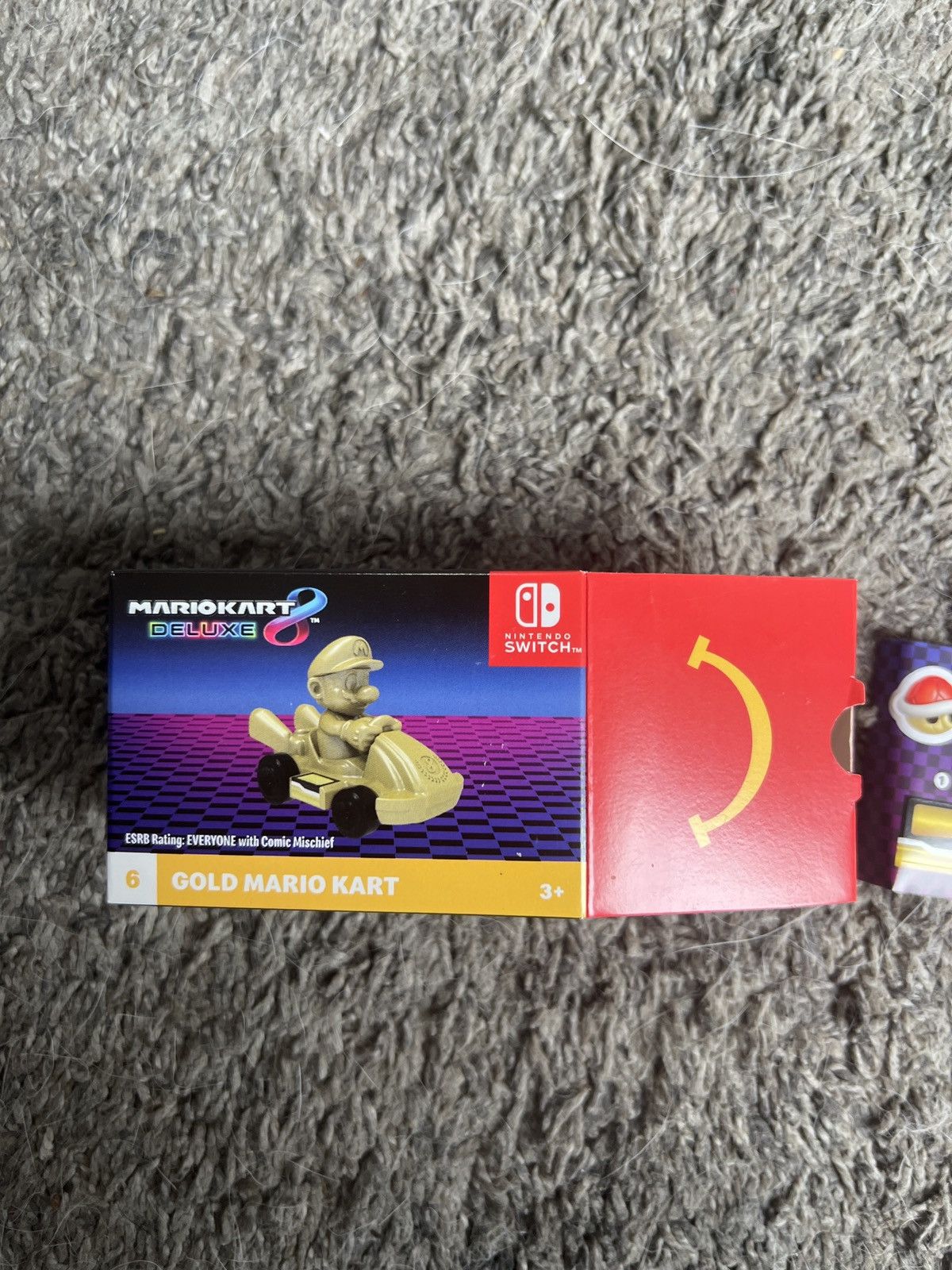 Nintendo 2024 McDonald’s Nintendo Mario Kart 8 Deluxe Gold Mario Kart Size ONE SIZE - 8 Thumbnail