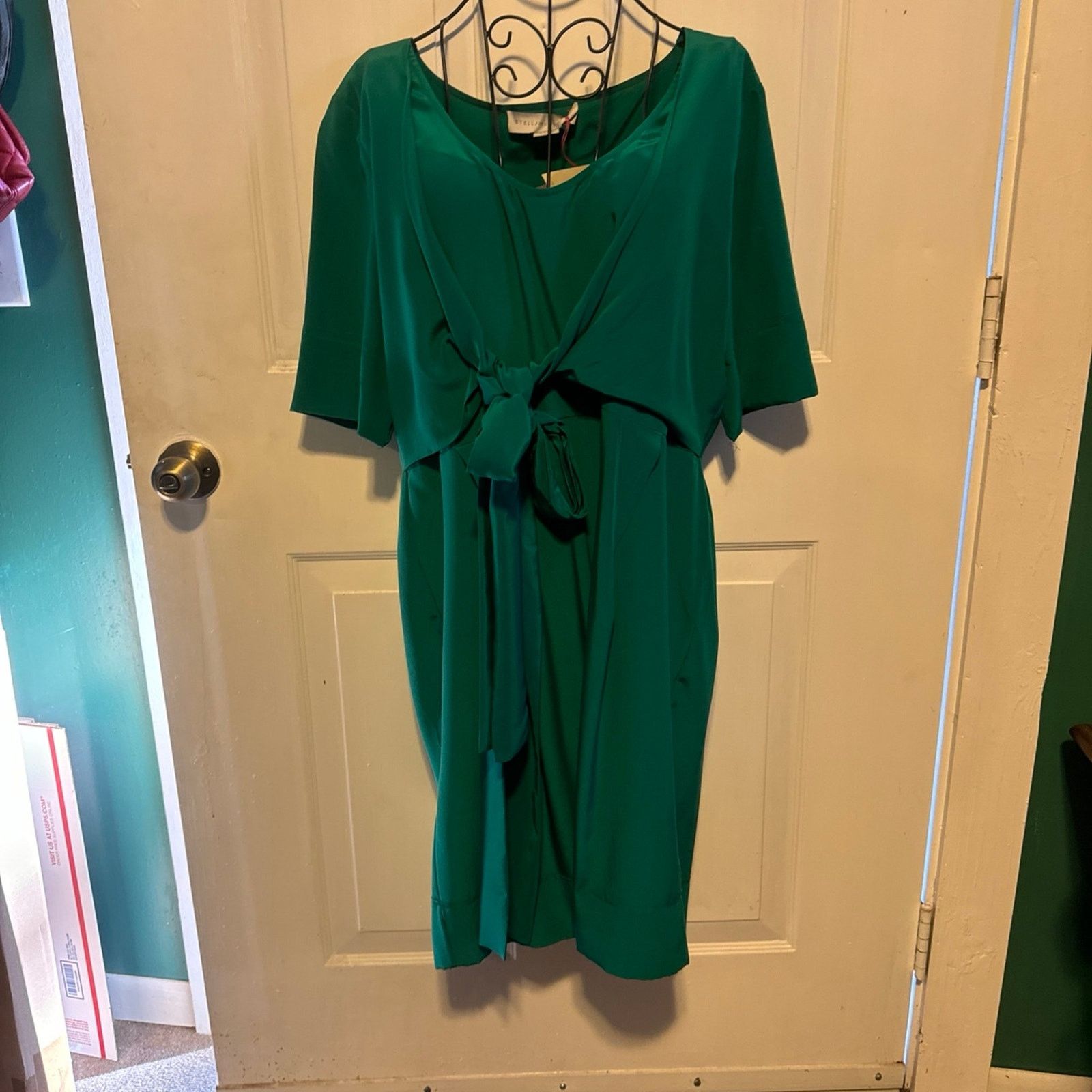 Stella McCartney Stella McCartney Sheath Dress Emerald Green Size 10 Size L / US 10 / IT 46 - 10 Thumbnail