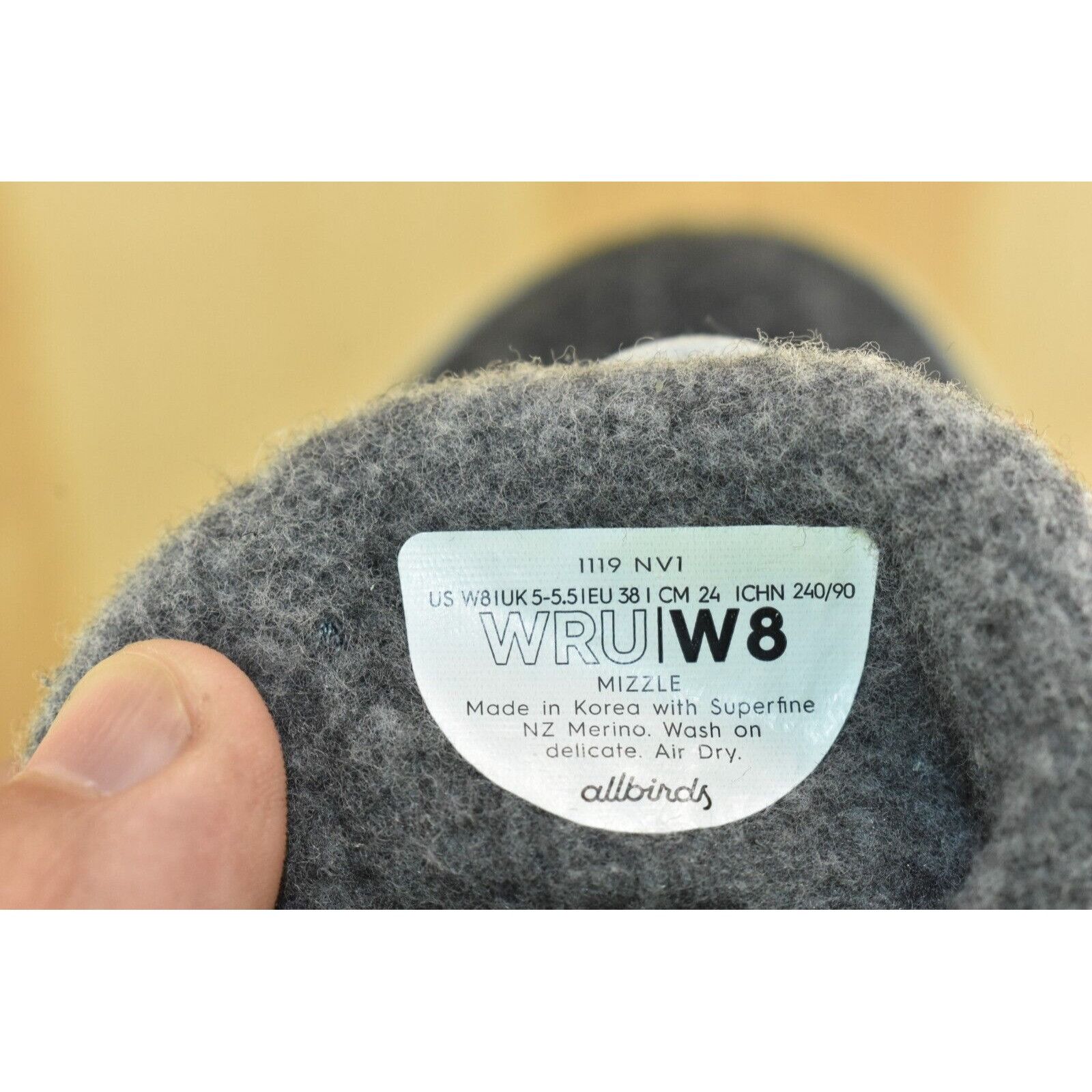 Allbirds Allbirds Mizzles Womens Shoes Size 8 Gray Merino Wool Runner Size US 8 / IT 38 - 7 Thumbnail