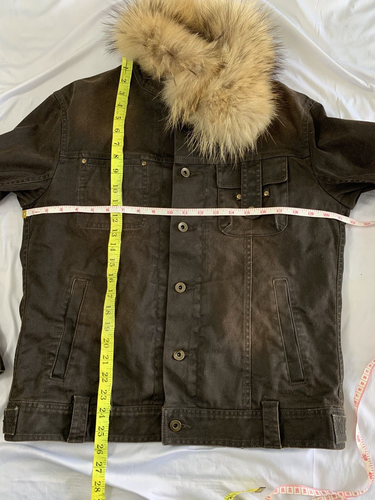 GOSTAR DE FUGA fur fade jacket kmrii style cut&sew japan vkei jacket Size US M / EU 48-50 / 2 - 4 Thumbnail