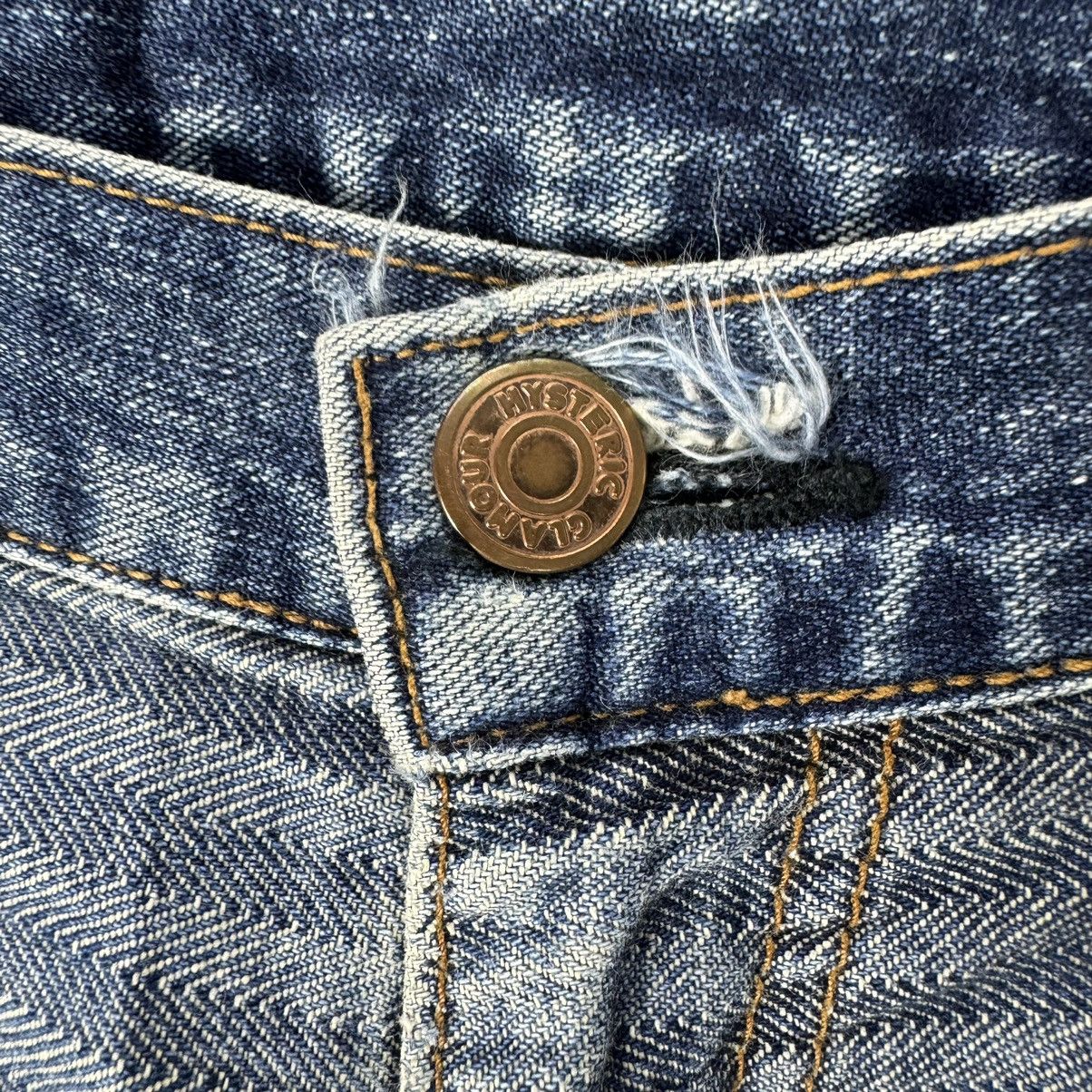 Hysteric Glamour ☀️90s HYSTERIC GLAMOUR JEANS PATCHWORK HAGI DENIM PANTS Size US 28 / EU 44 - 10 Thumbnail