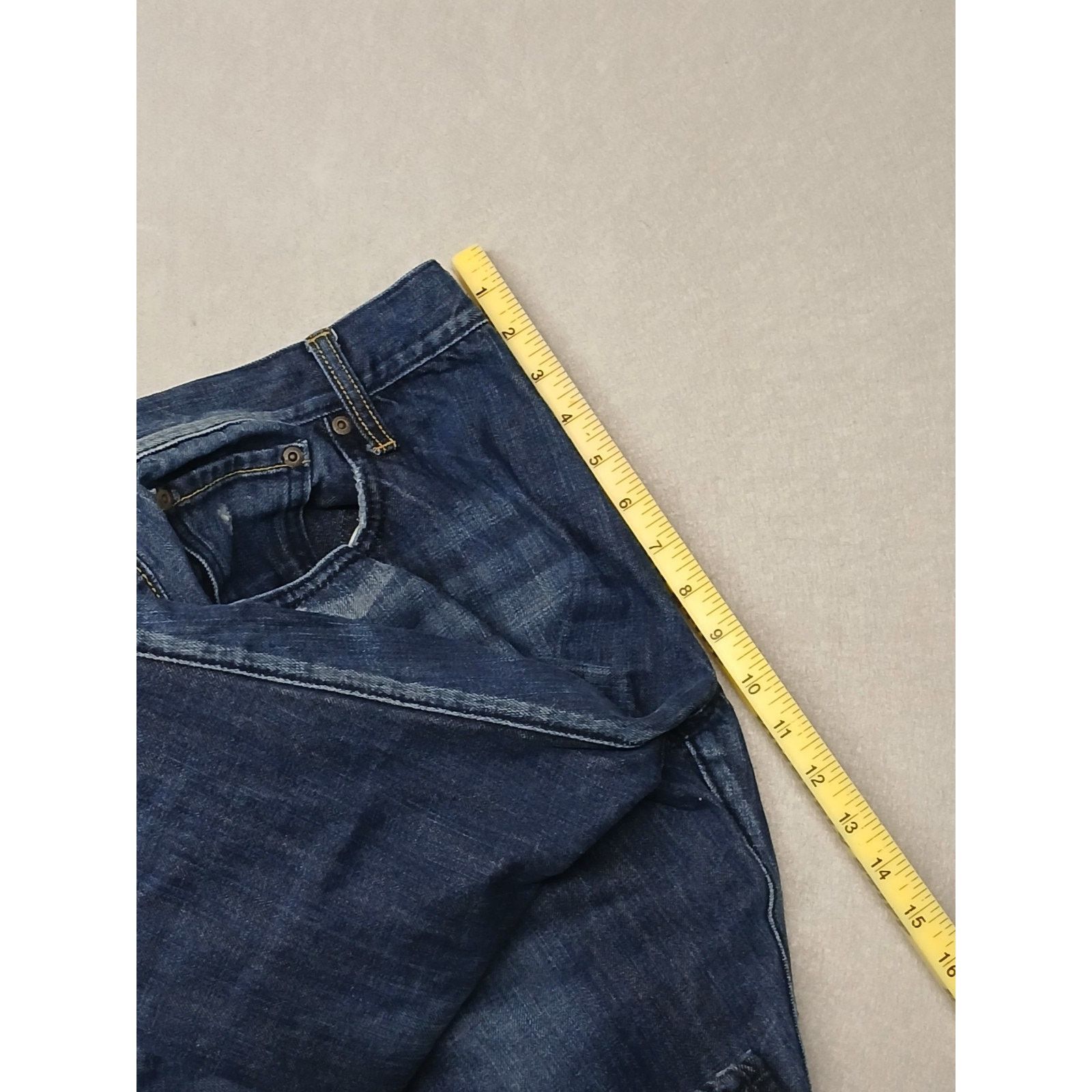 Old Navy Old Navy (38x30) Relaxed Fit Boot Cut Blue Jeans Size US 38 / EU 54 - 4 Thumbnail