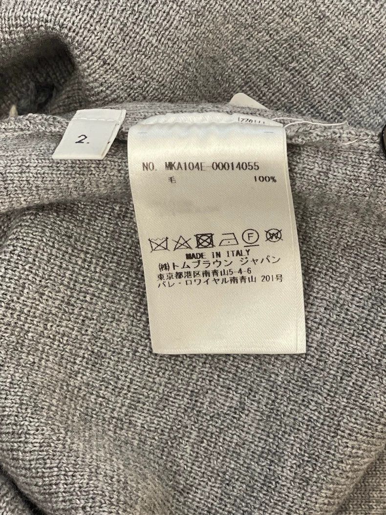 Thom Browne Thom Browne Round collar sweater Size US M / EU 48-50 / 2 - 7 Thumbnail