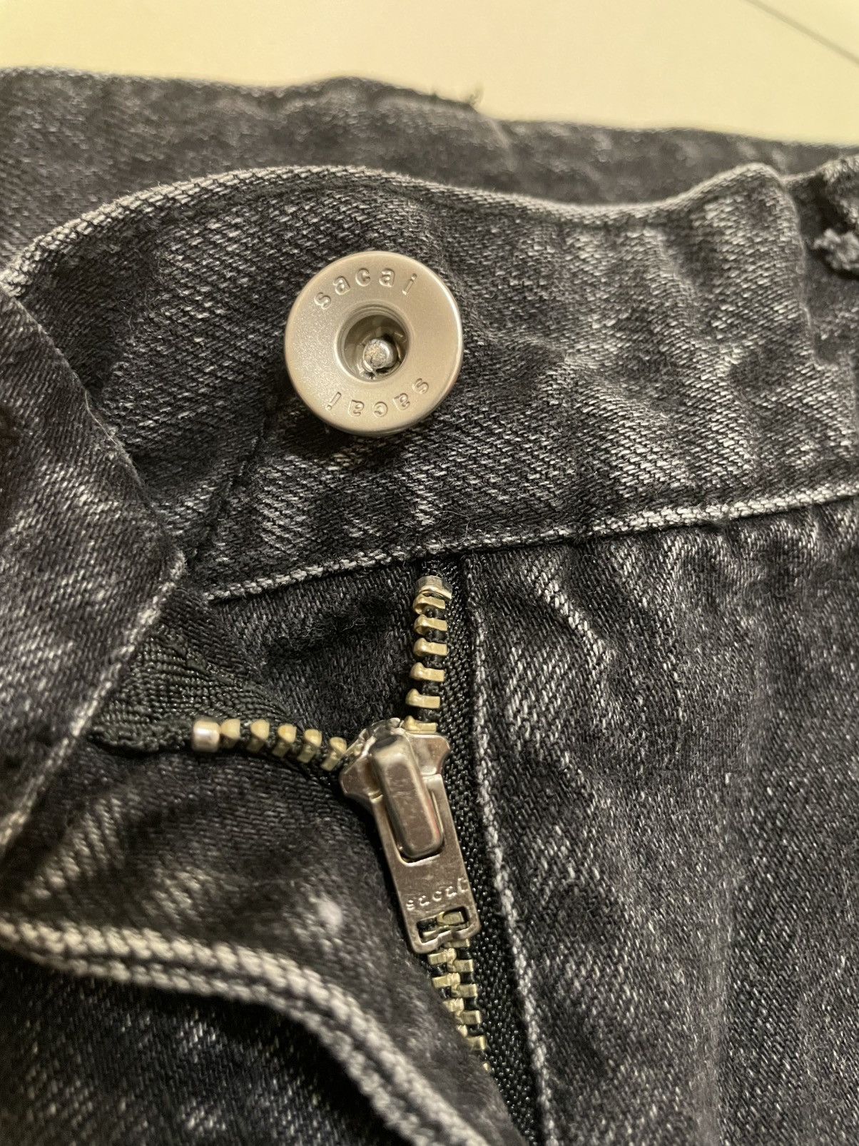 Sacai Japanese Brand Sacai SS21 Docking Cut Off Rebuild Jeans Size US 27 - 10 Thumbnail