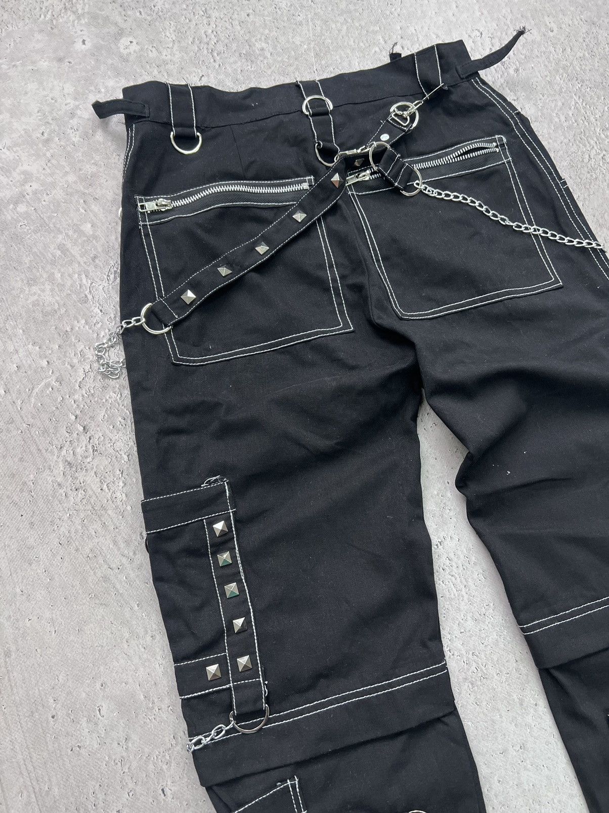 KMRii × Le Grande Bleu (L.G.B.) × Tripp NYC TRIPP NYC style PANTS GOTHIC DENIM BONDAGE BAGGY Size US 29 - 10 Thumbnail