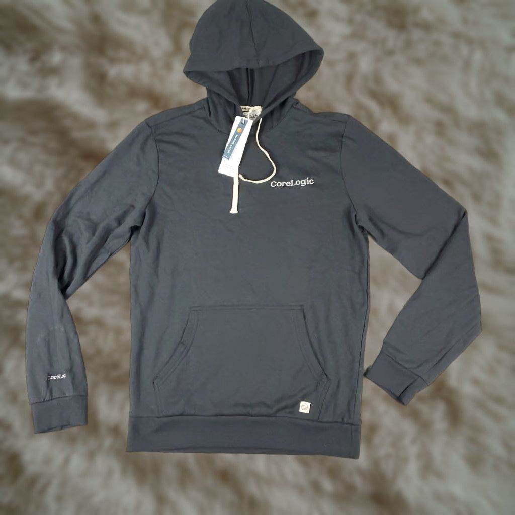 Marine Layer Marine Layer Hoodie Mens Small Gray Pullover Sweatshirt Logo Mock Neck Adjustable All Seasons Hooded Regular Fall Winter Sports Shirts Mens Size US S / EU 44-46 / 1 - 1 Thumbnail