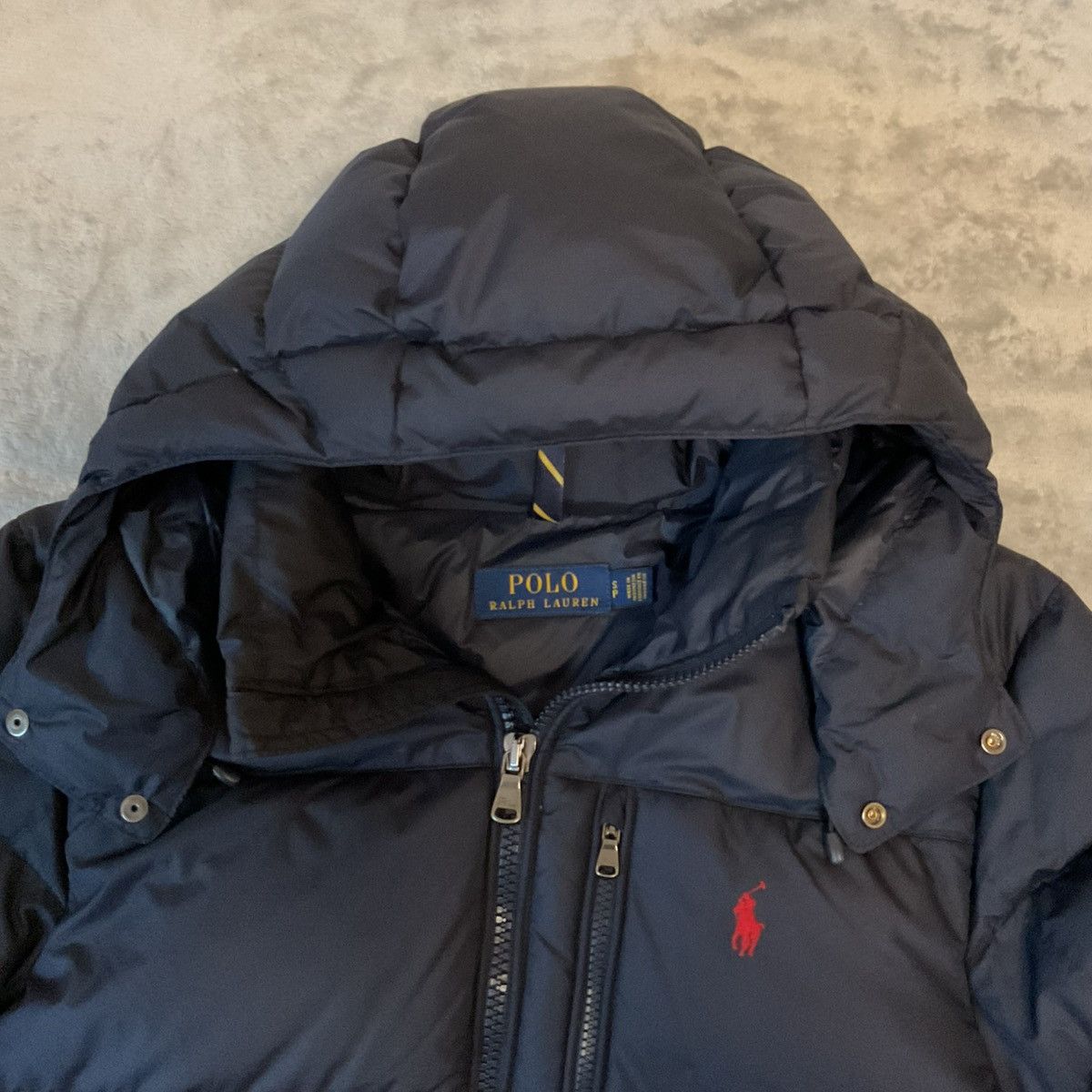 Designer × Polo Ralph Lauren × Ralph Lauren Polo Ralph Lauren Navy Blue Puffer Down Jacket size S Size US S / EU 44-46 / 1 - 7 Thumbnail
