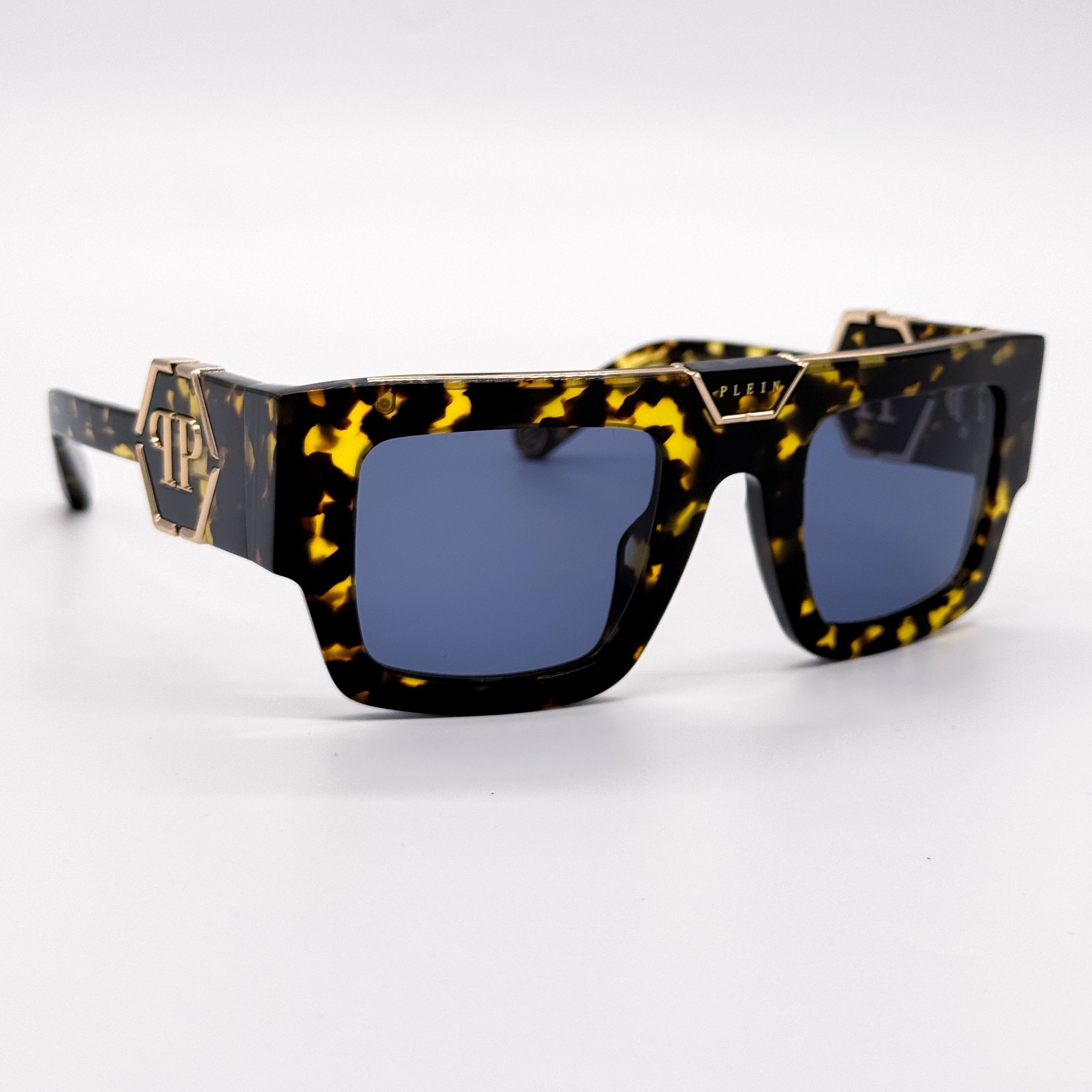 Philipp Plein NEW PHILIPP PLEIN GLOOM SPP092M 0781 HAVANA MEN SUNGLASSES Size ONE SIZE - 3 Thumbnail