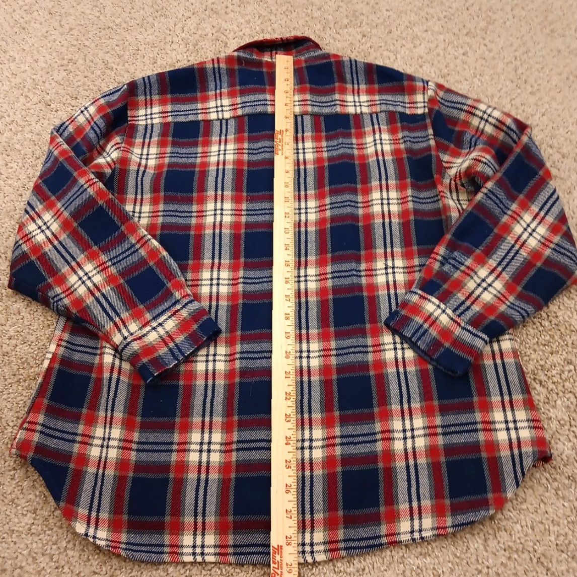 Camel VINTAGE Camel Shirt Mens L Red Plaid Long Sleeve Button Up Pockets Acrylic Size US L / EU 52-54 / 3 - 6 Thumbnail