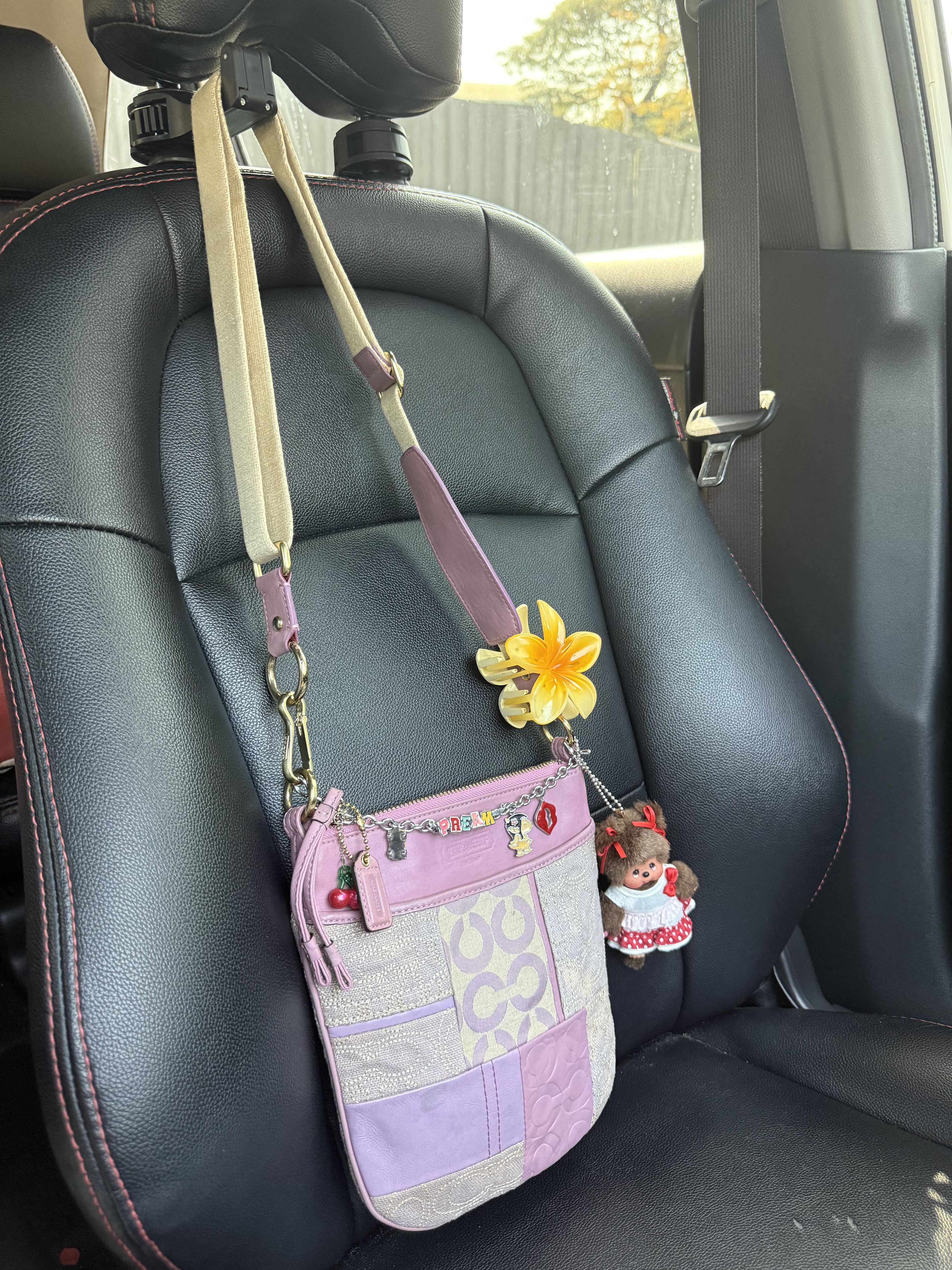 Coach Coach 2000s Ali Patchwork Swingpack Bag Lilac Y2K Vintage Size ONE SIZE - 2 Thumbnail