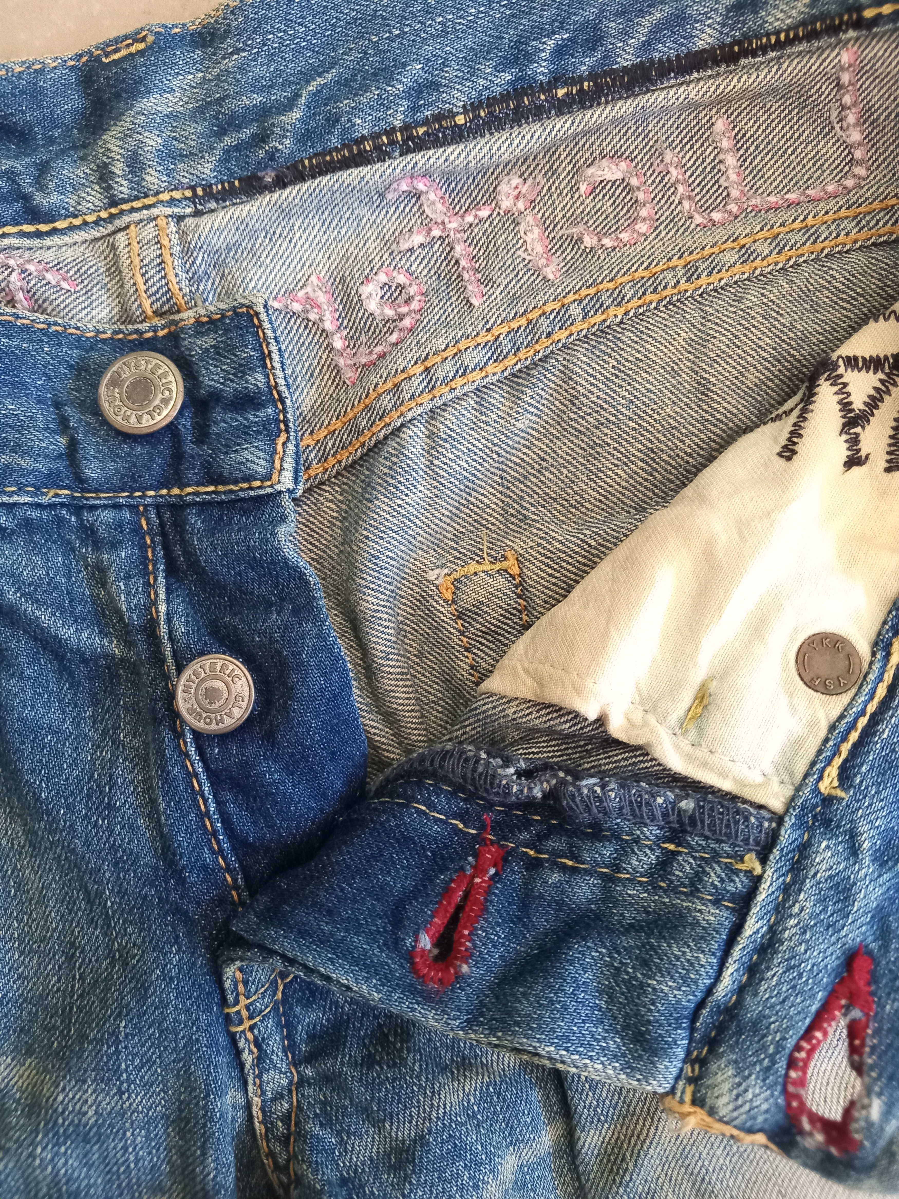 Hysteric Glamour × Japanese Brand LAST DROP💥Vintage Hysteric Glamour Distressed Flare Jeans Size US 29 - 8 Thumbnail